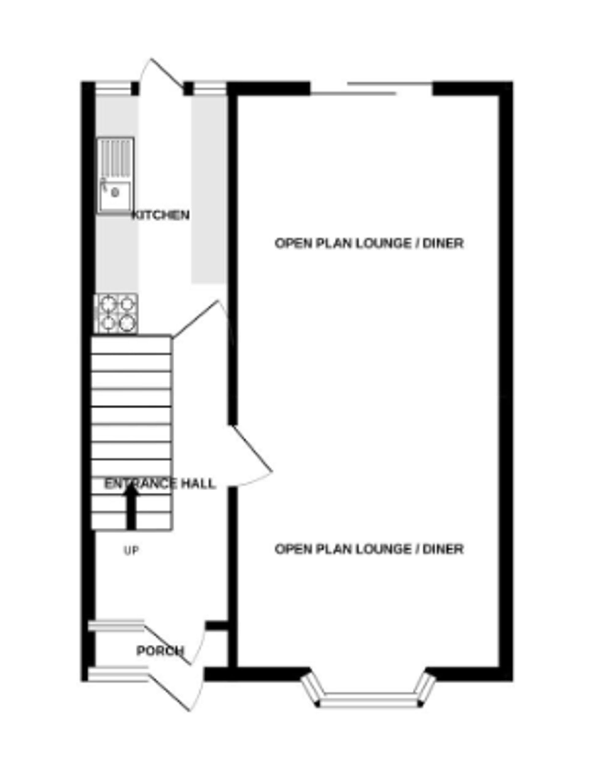 122 Percy Road, Leicester floorplan