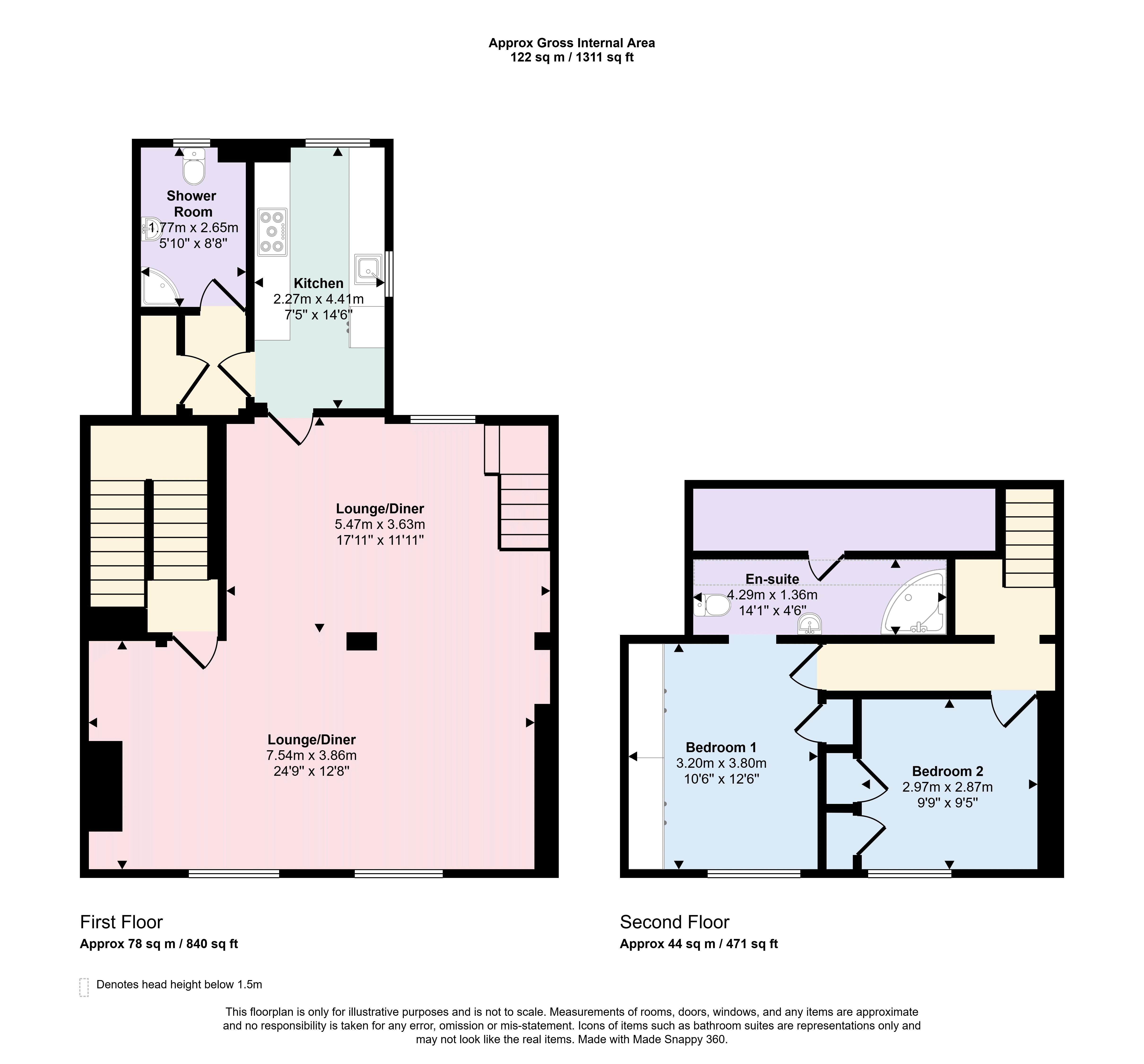 8A, Church Walk, Trowbridge floorplan