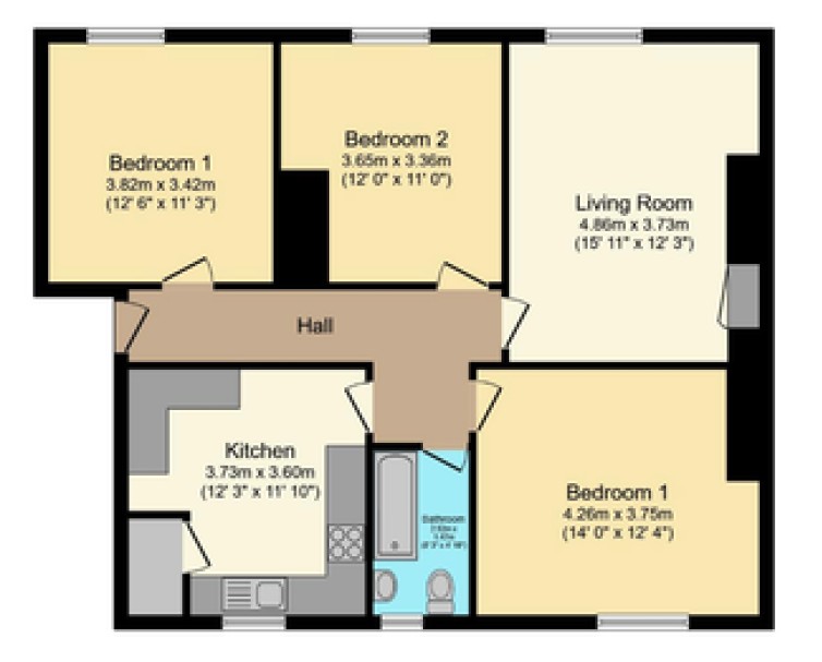Morgan Place,Stobswell, Dundee, Sobswell, Dundee, Dundee floorplan