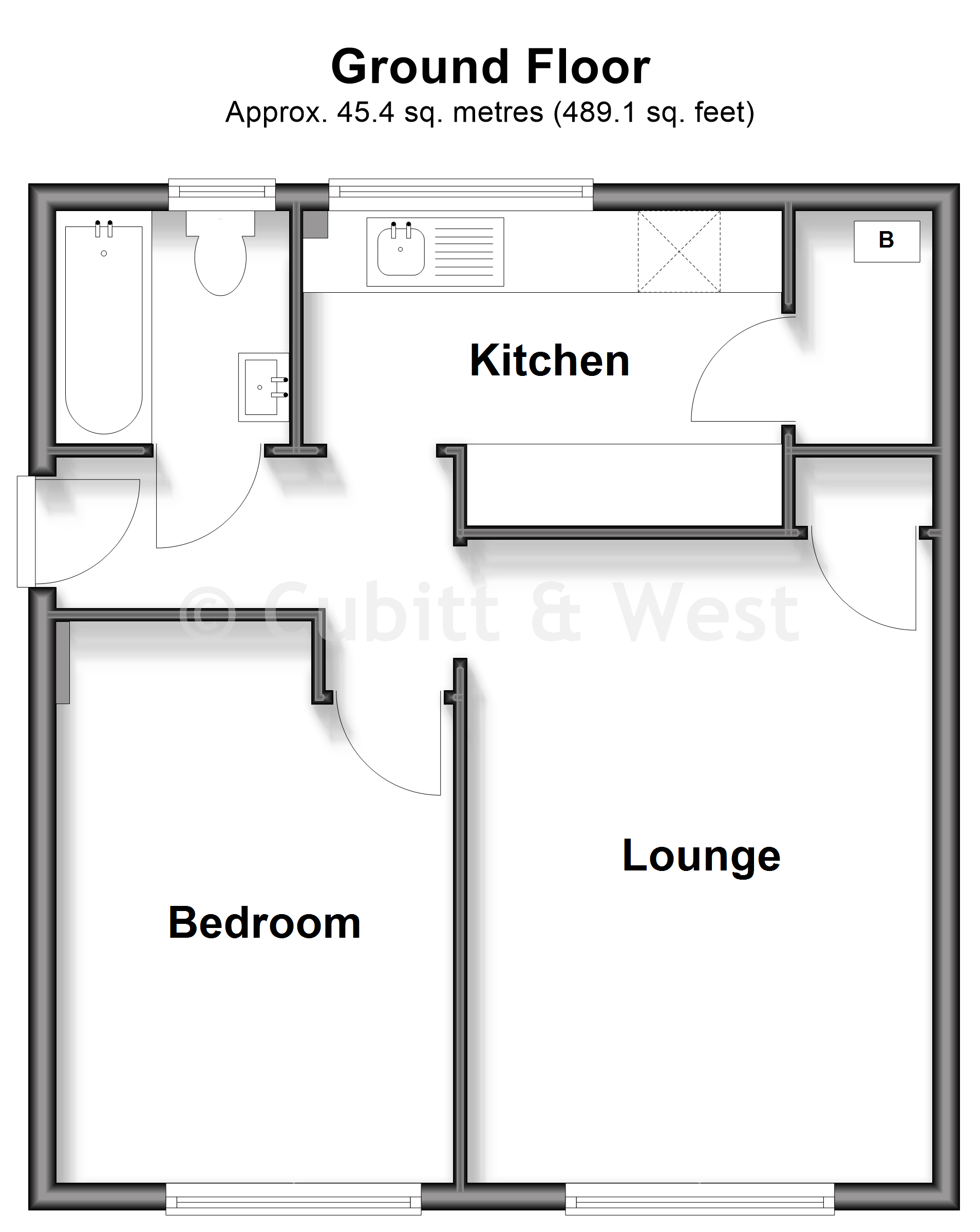 24, Levett Road, Leatherhead floorplan