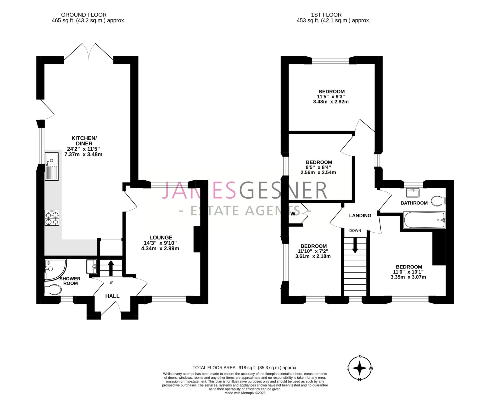24, South Park Avenue, Didcot floorplan