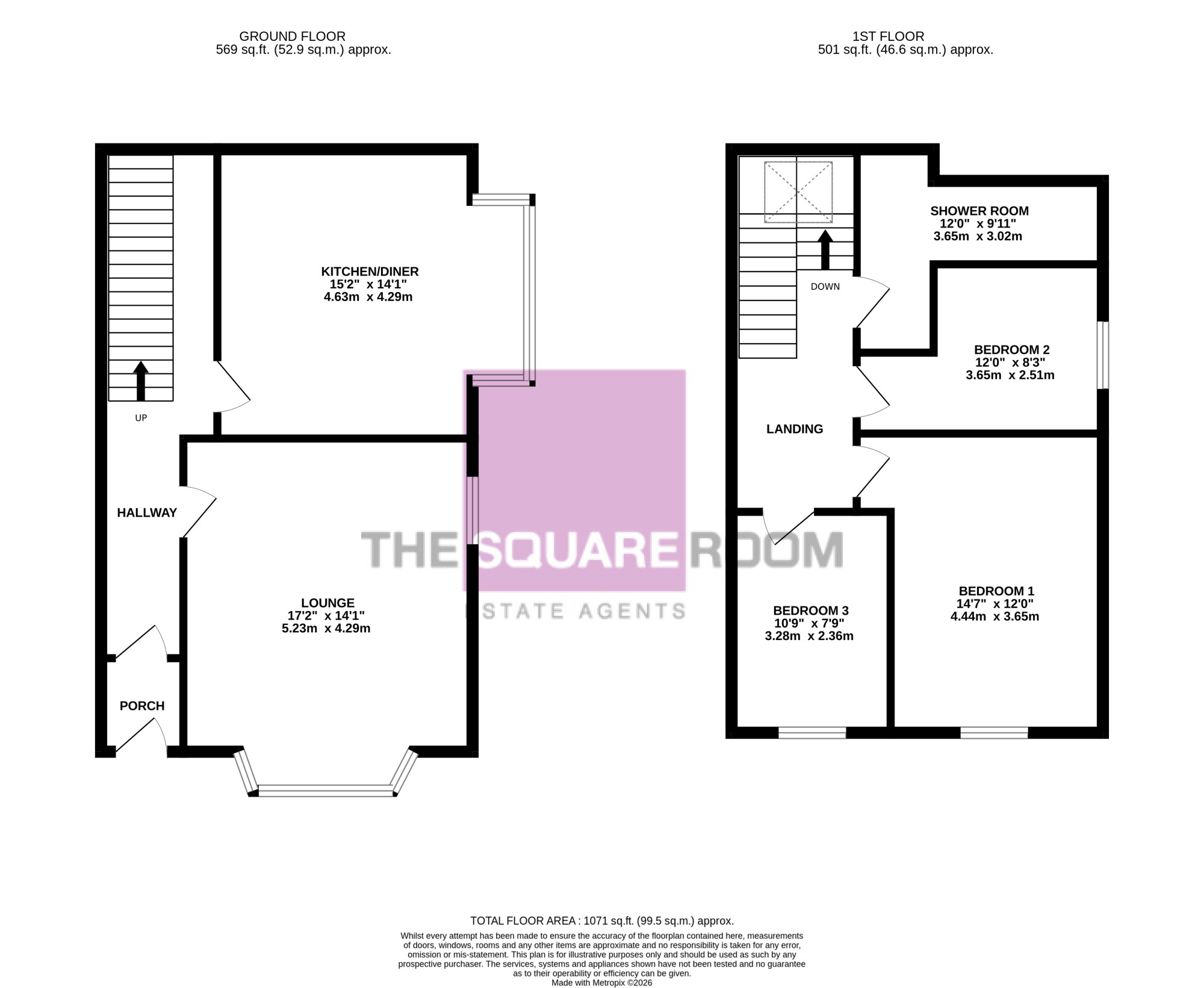8, Forest Gate, Blackpool floorplan