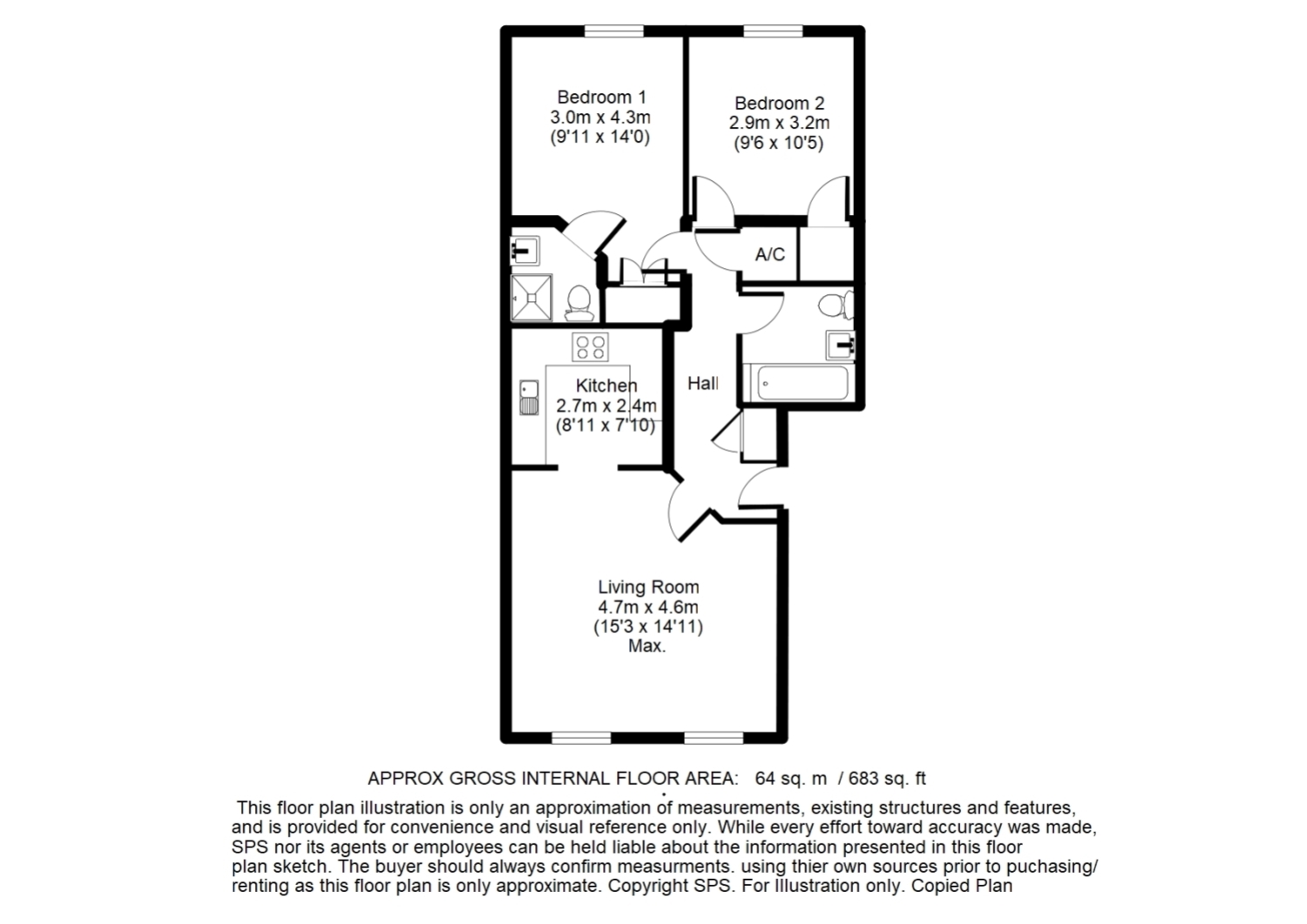 The Crescent Mandelbrote Drive, Oxford floorplan