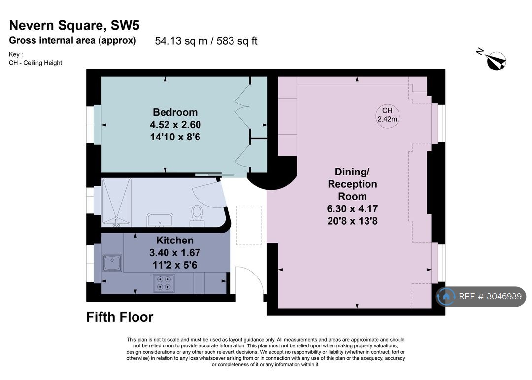 Rupert House Flat D, London floorplan