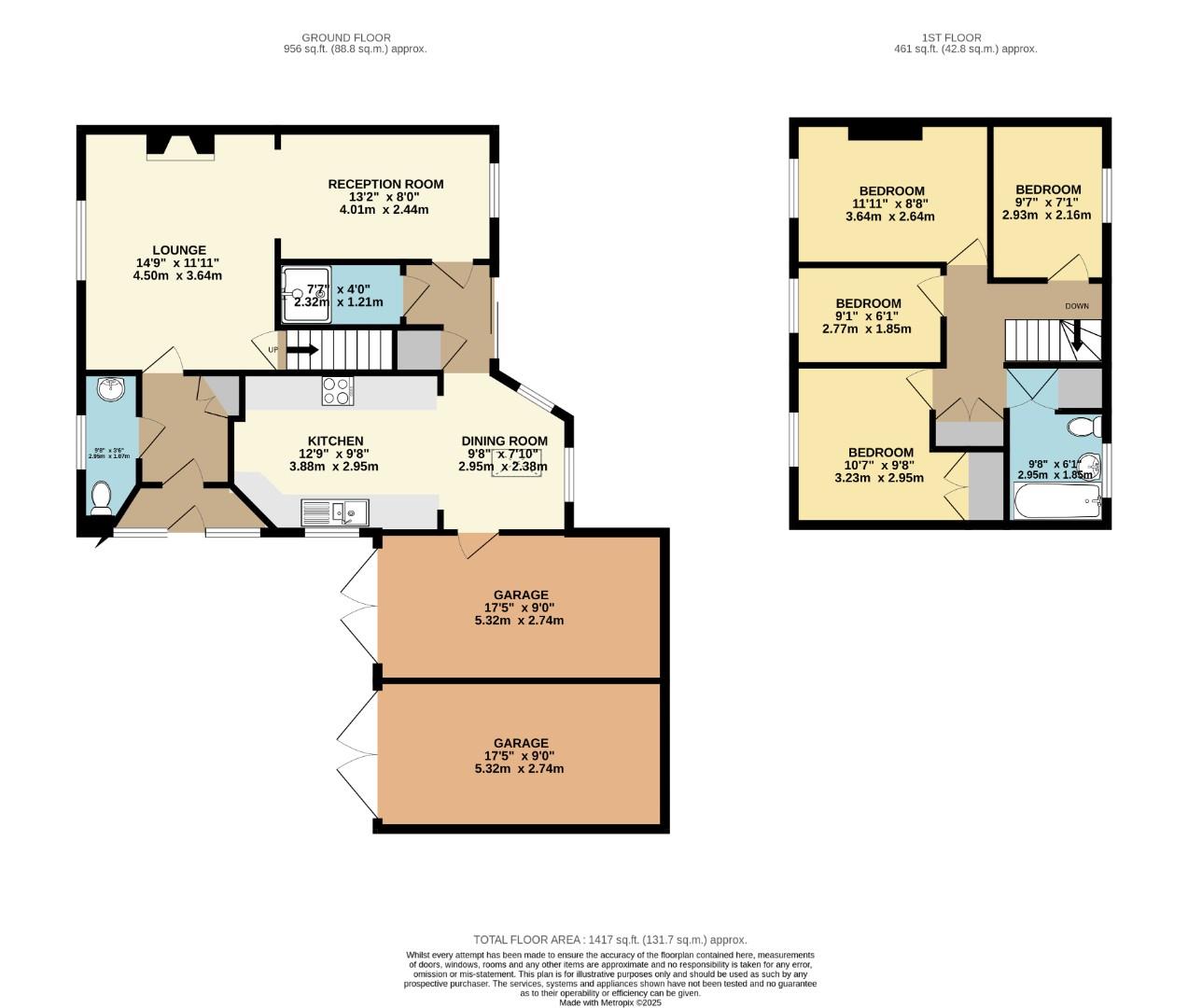 1, Blenheim Close, Leighton Buzzard floorplan