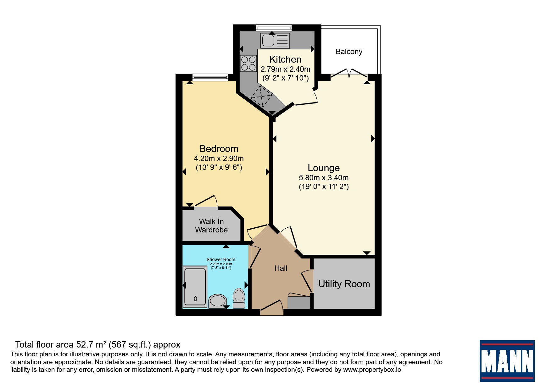 Flat 17, Shilling Place,, Stakes Road, Hampshire floorplan