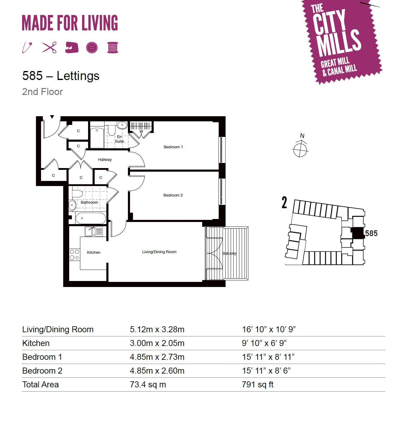 9 Canal Mill Apartments, Laburnum Street, London floorplan
