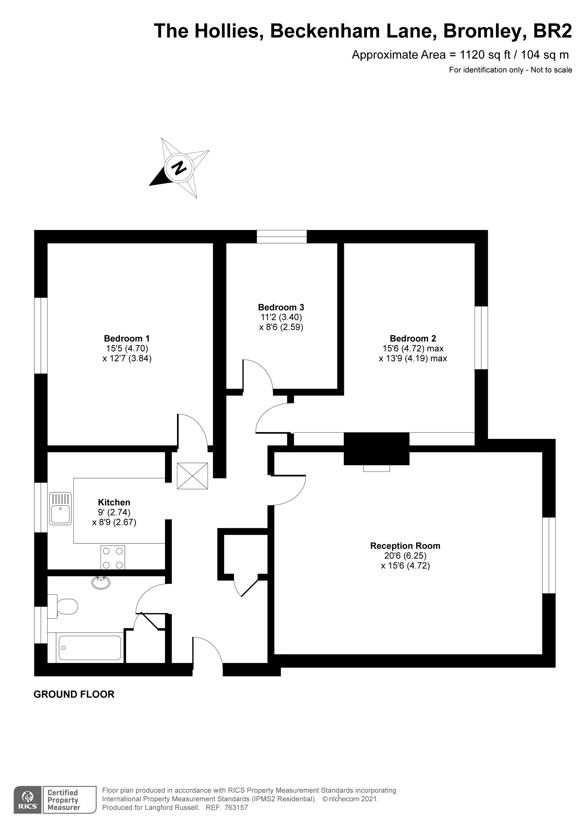 Beckenham Lane, Bromley BR2, 3 bedroom flat for sale 60198449