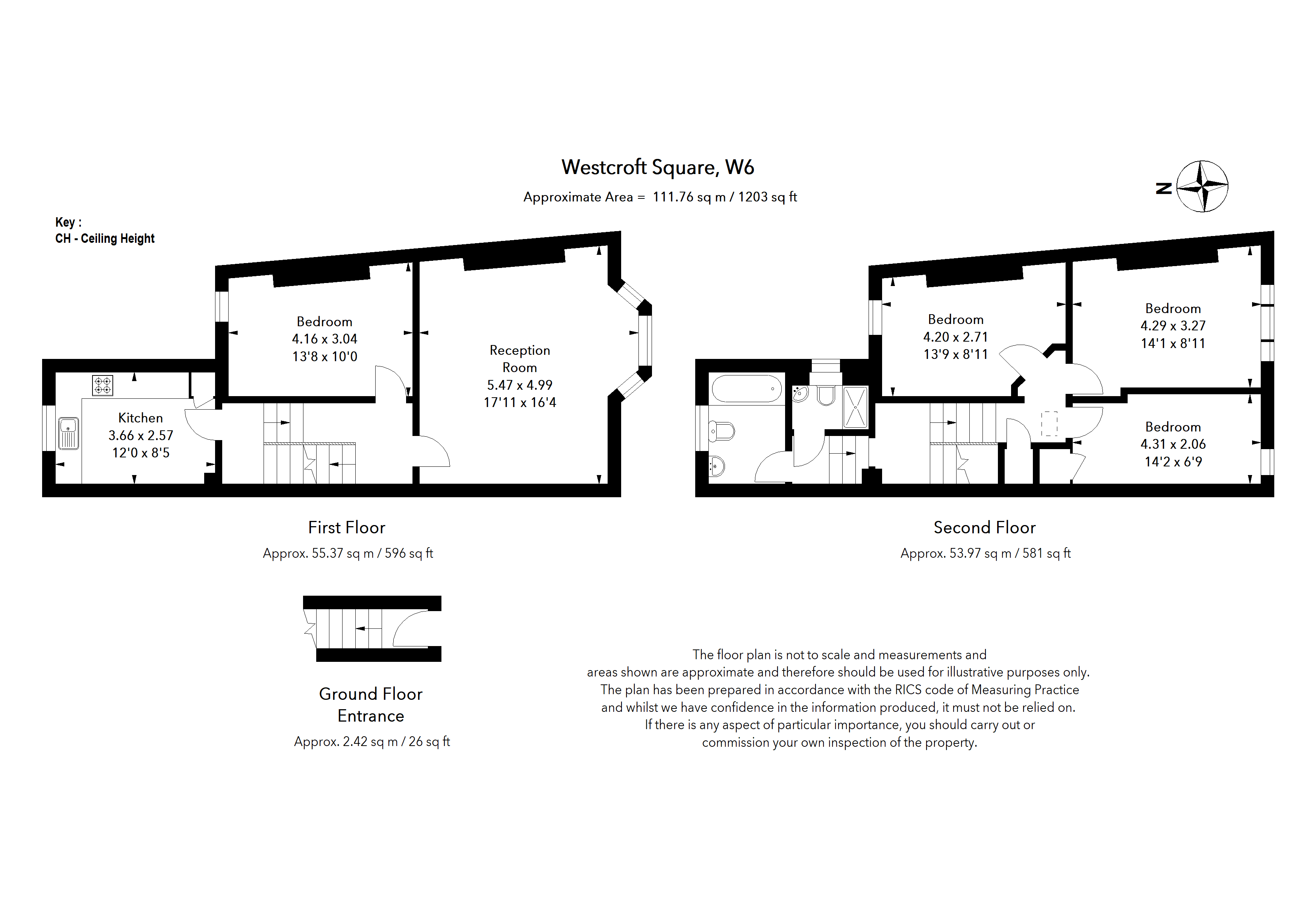 34,, Westcroft Square, London floorplan