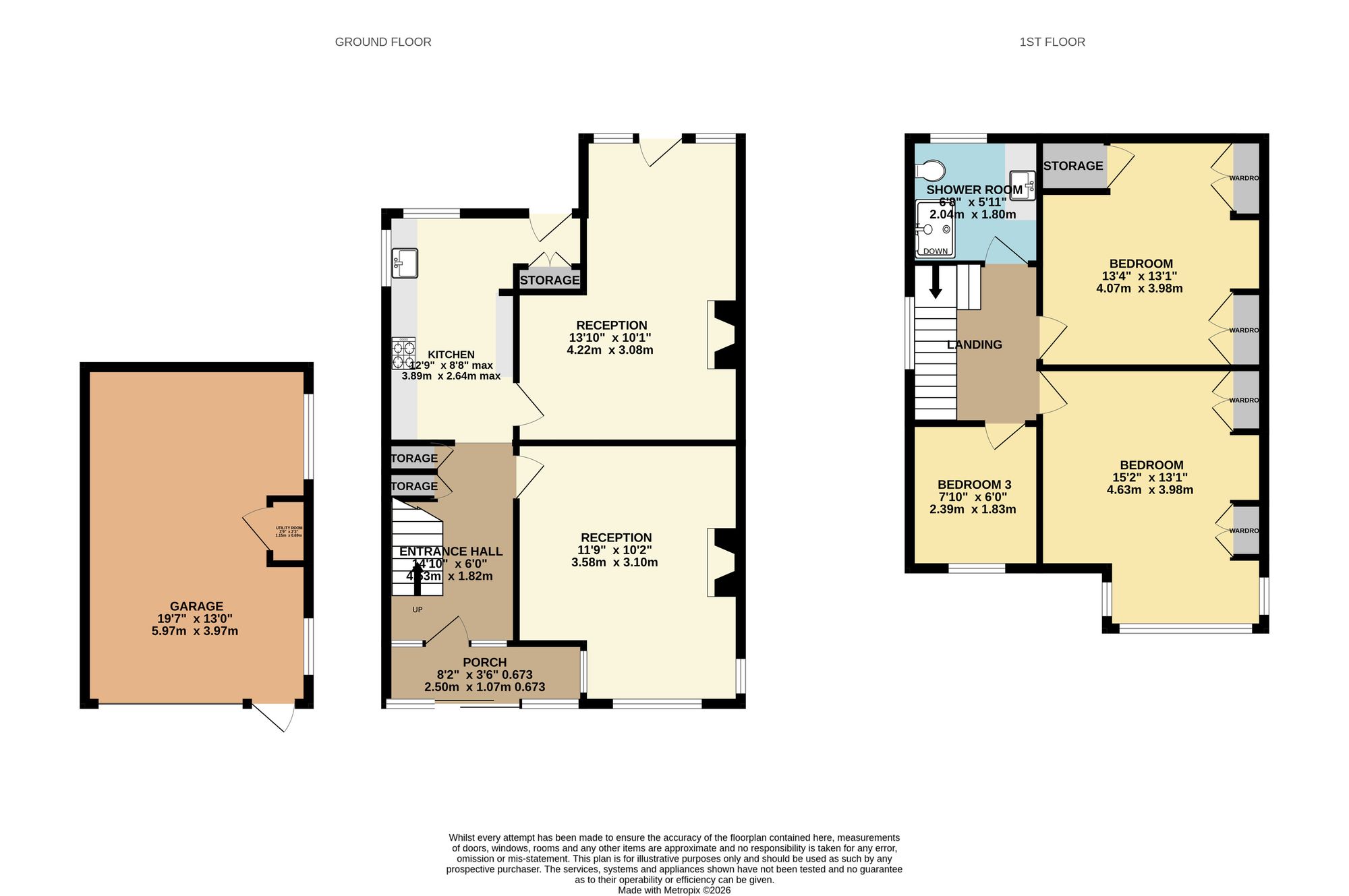 15 Leaholes Avenue, Okehampton floorplan
