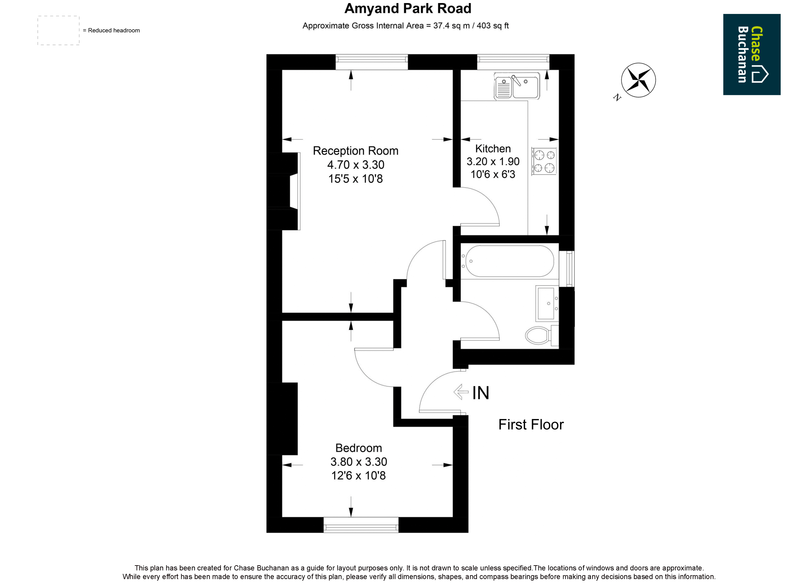 63c, Amyand Park Road, Twickenham floorplan