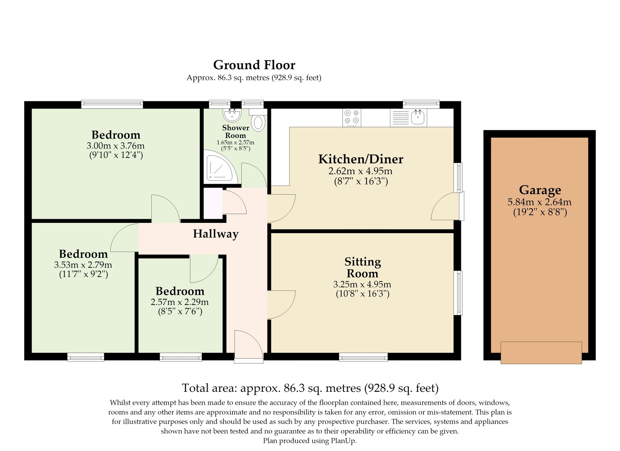 71 Emmanuel Avenue, Great Yarmouth floorplan
