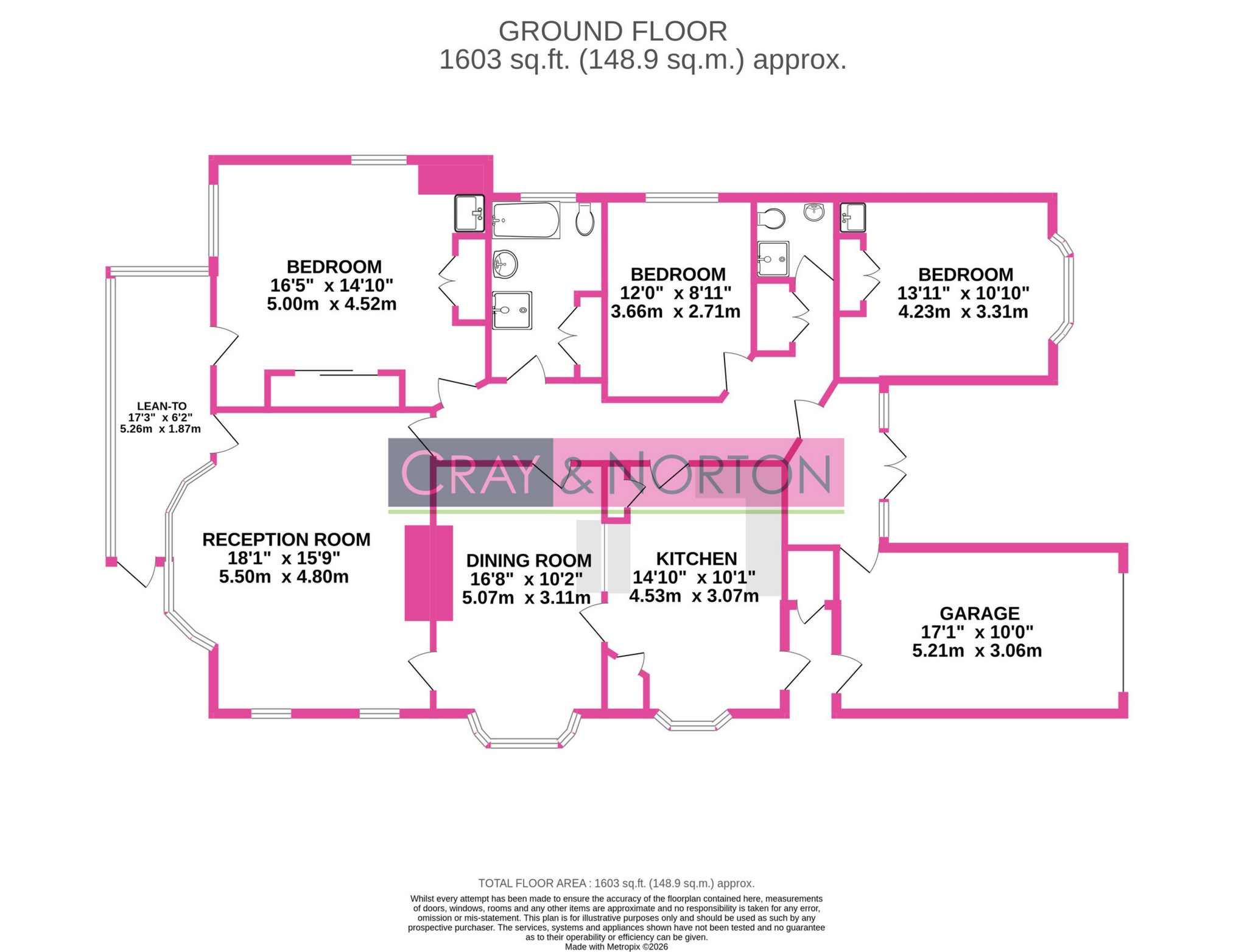 45, Melville Avenue, Greater London floorplan