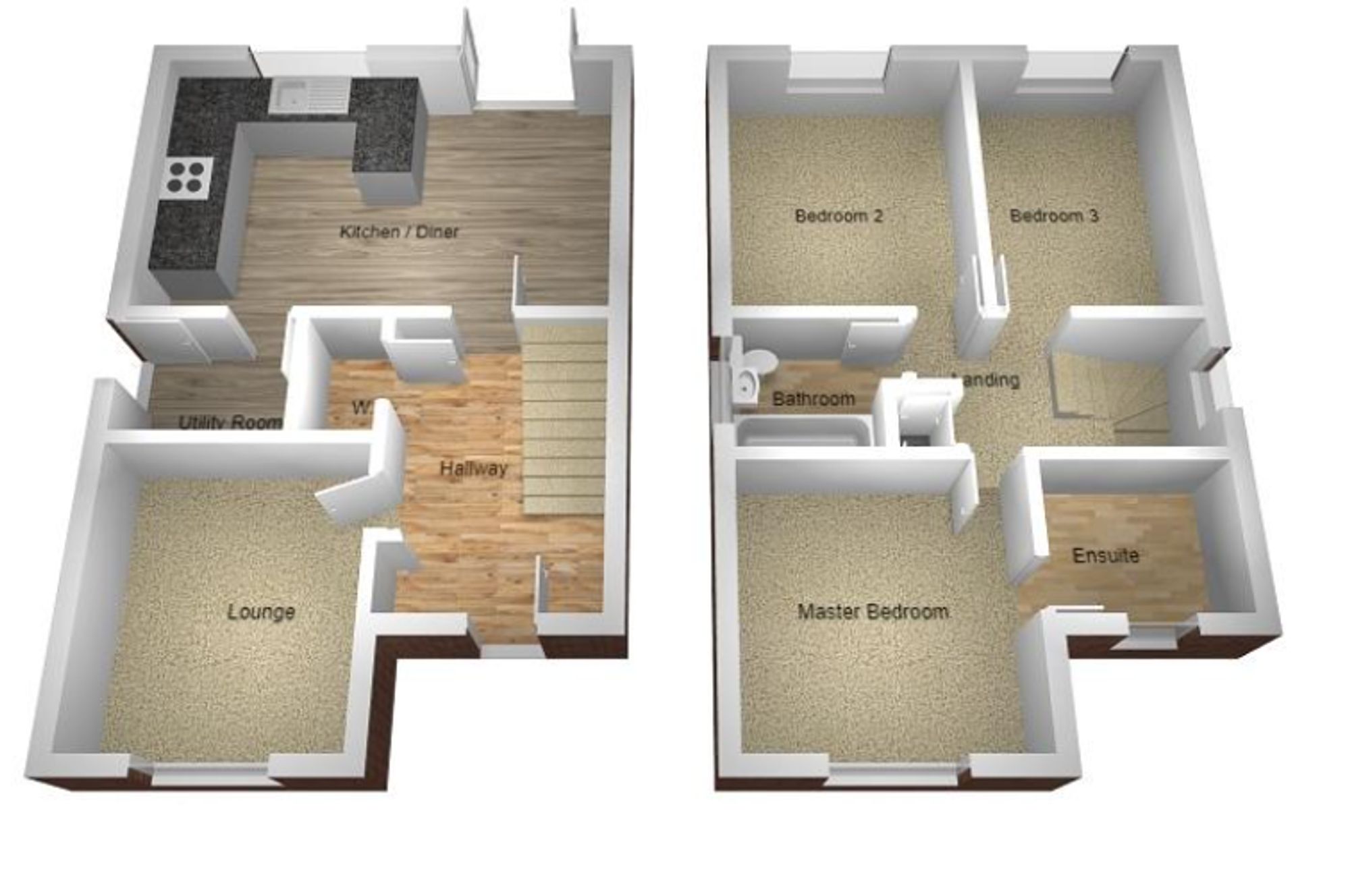 8 Clos Y Coed Castan, Bridgend floorplan