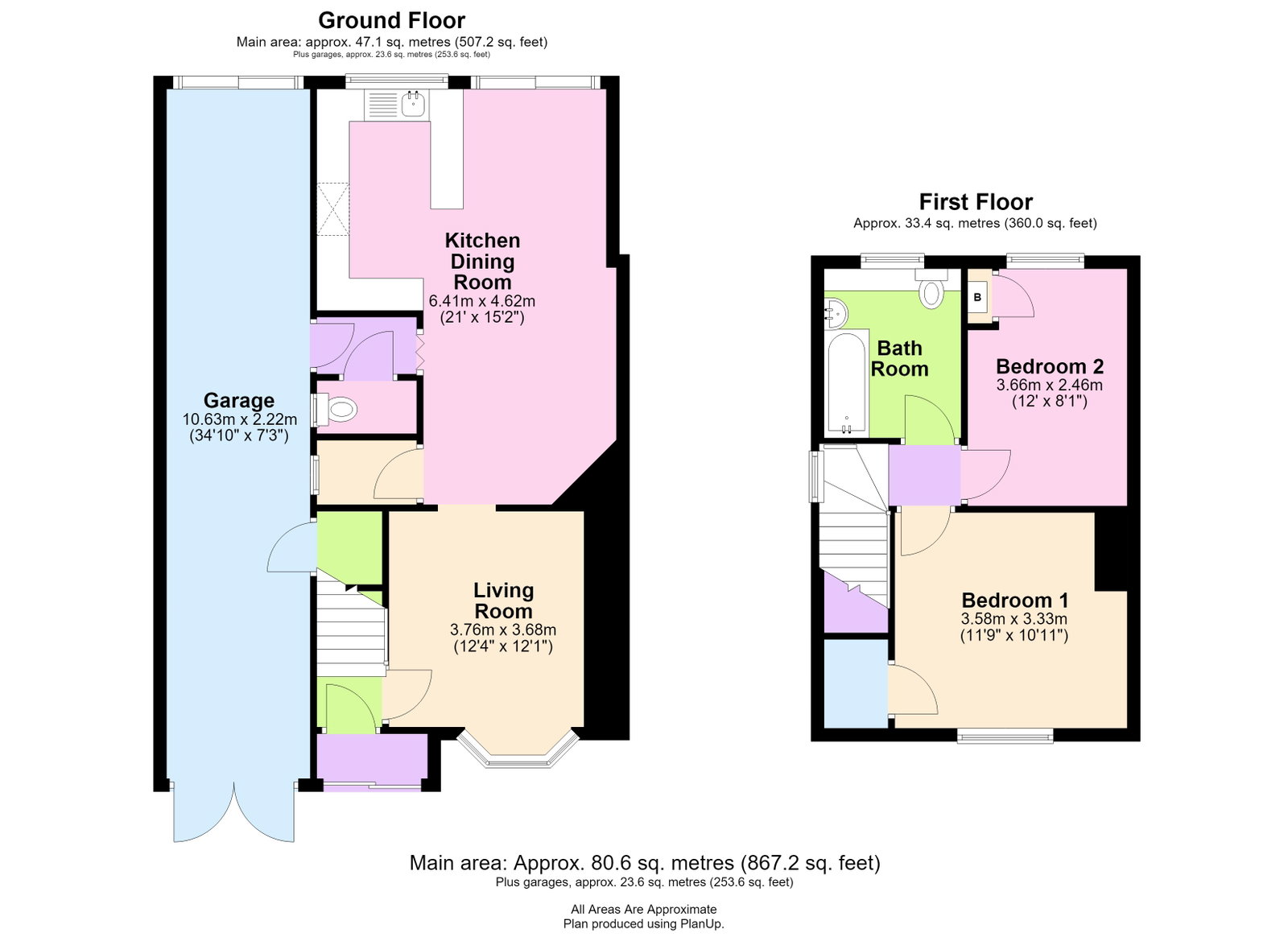 16, Florence Road, Bilbrook, Wolverhampton floorplan