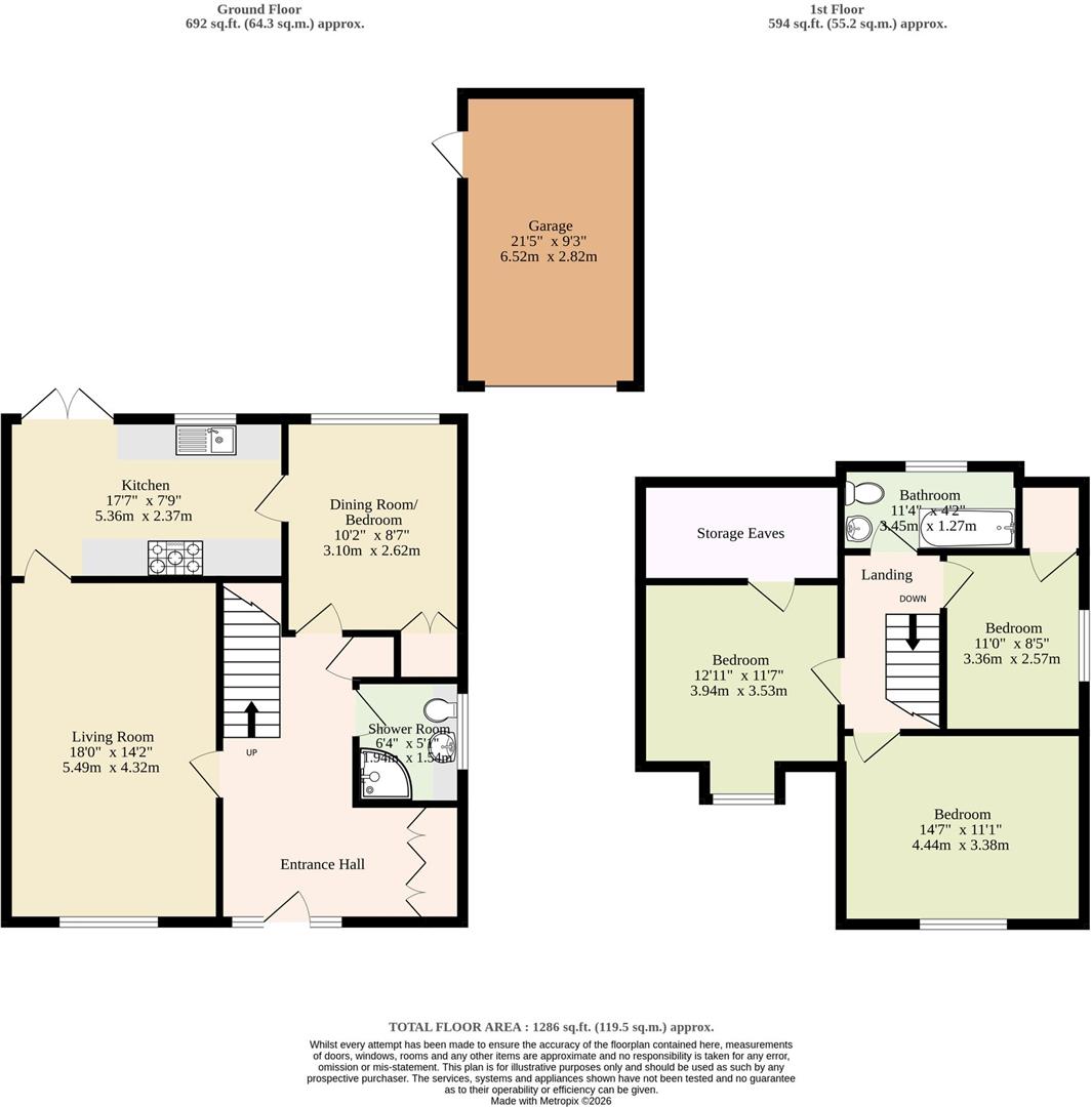 30, Westland Road, Lowestoft floorplan