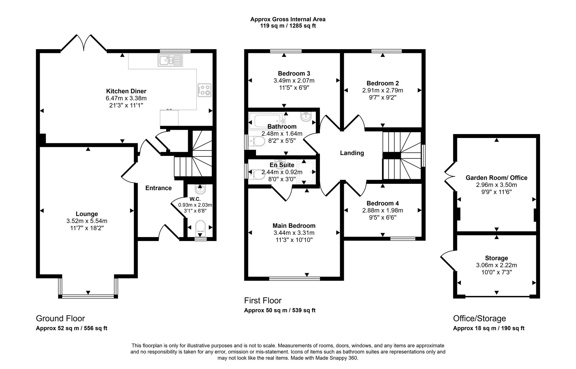 4. Miners View, Skelmersdale floorplan
