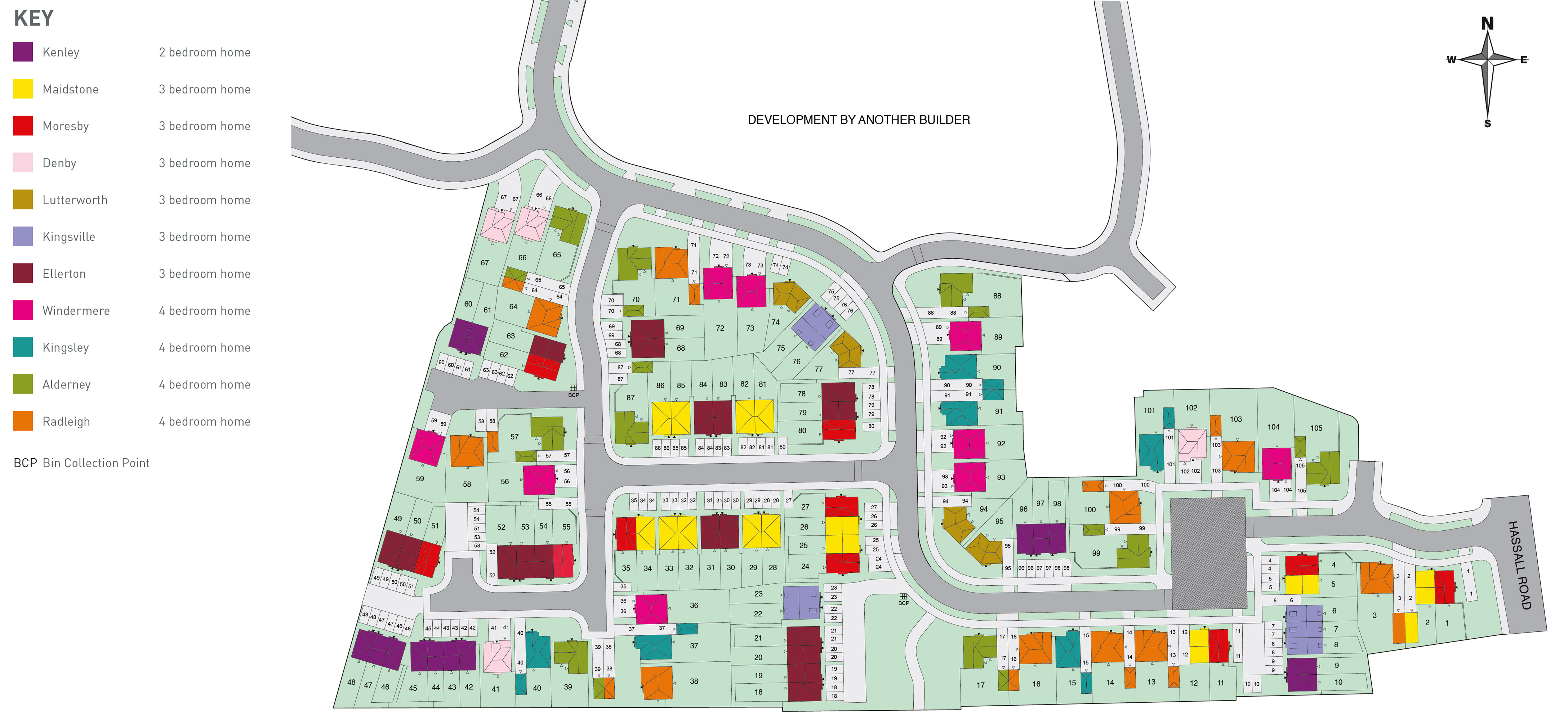"Moresby" at Hassall Road, Alsager, StokeOnTrent ST7, 3 bedroom end