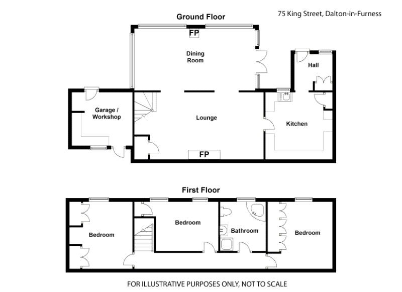 3 Bedrooms Detached house for sale in King Street, Dalton-In-Furness, Cumbria LA15