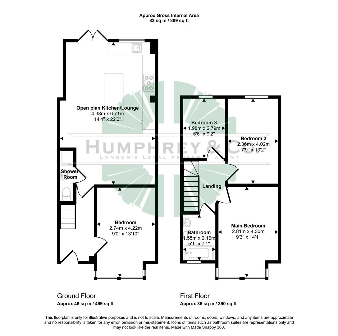 Kingston Road, Ilford floorplan