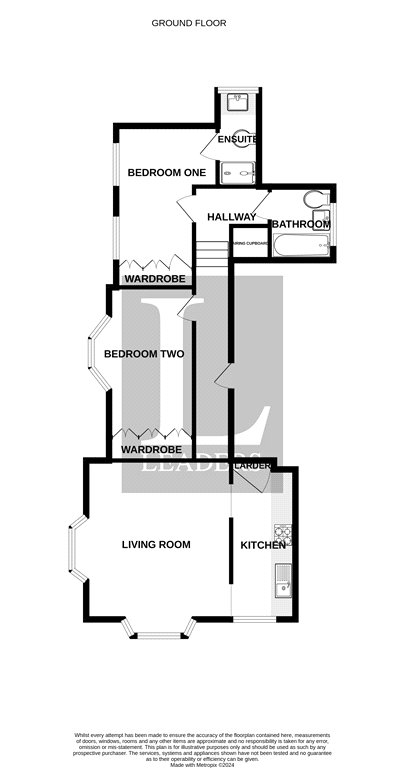 Flat 5, Le Pier, 16, Marine Parade West, Essex floorplan