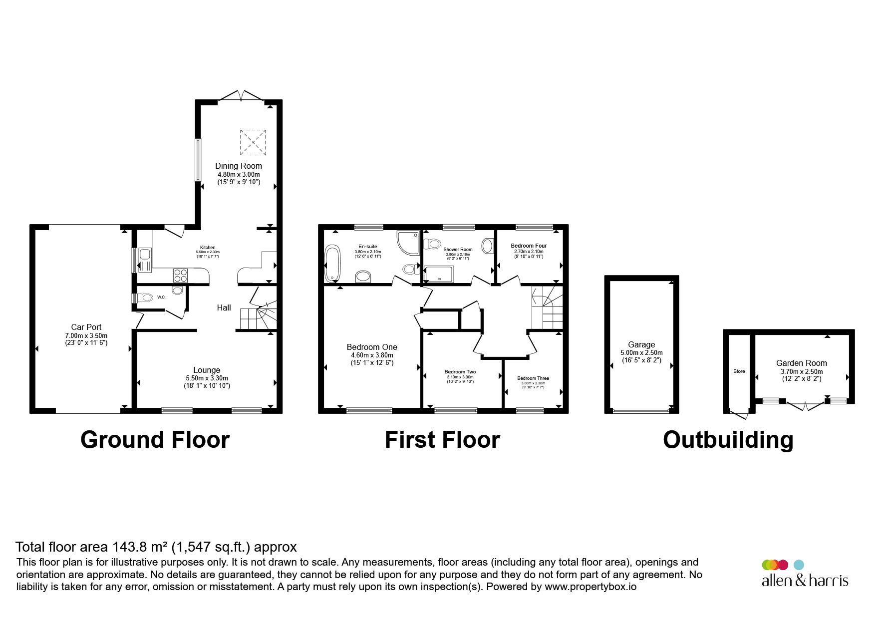 22, Masons Way, Frome floorplan