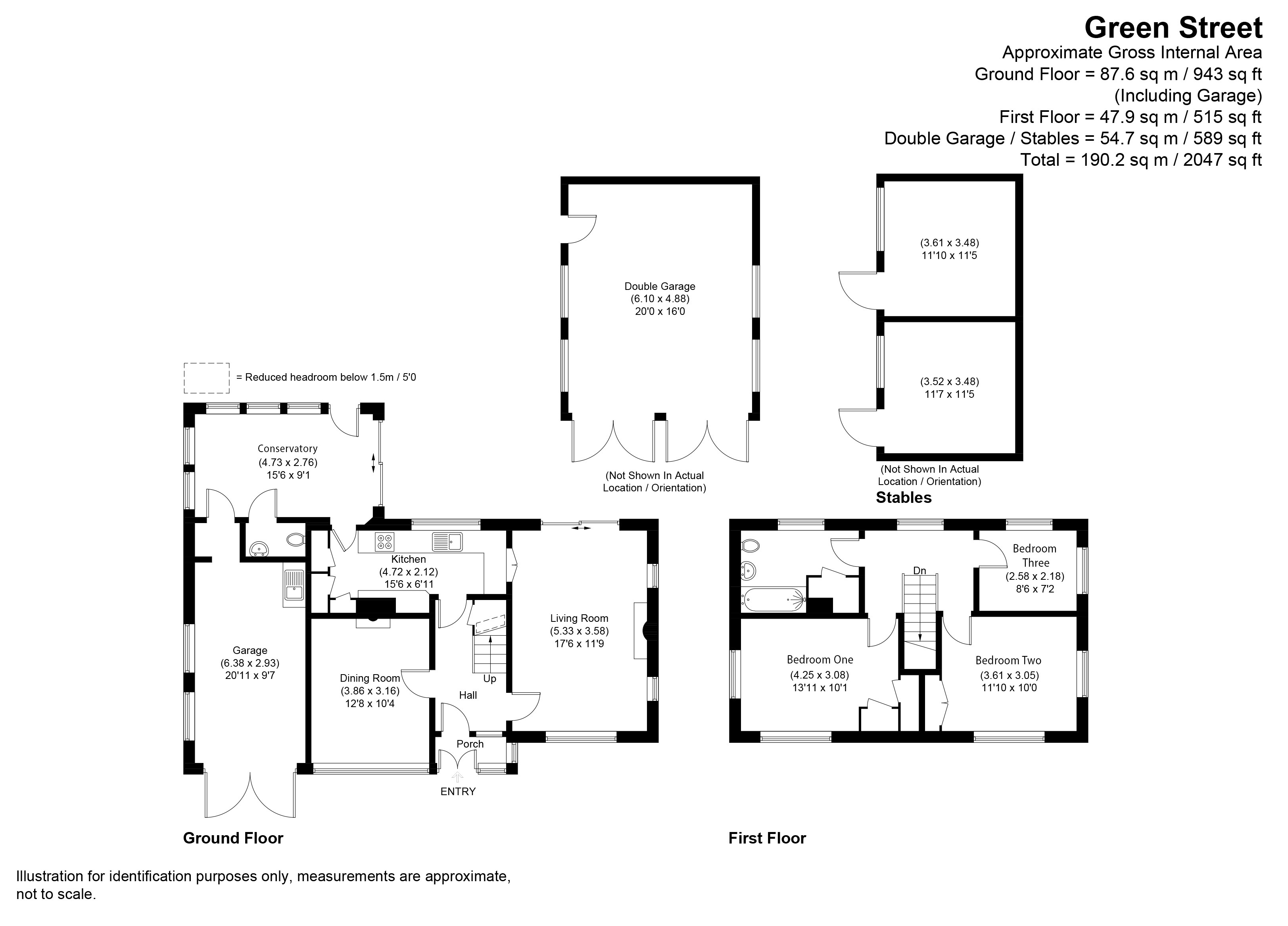 Badgers Mead, Green Street, Worcester floorplan