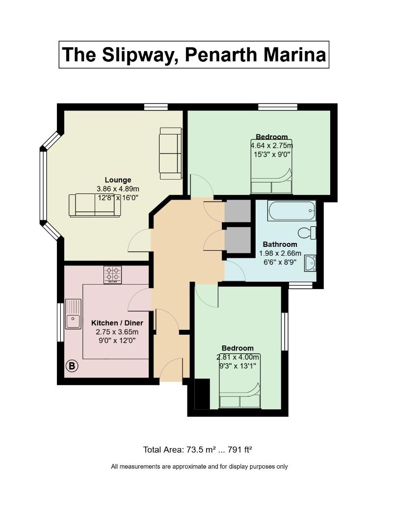 16, The Slipway, Penarth floorplan
