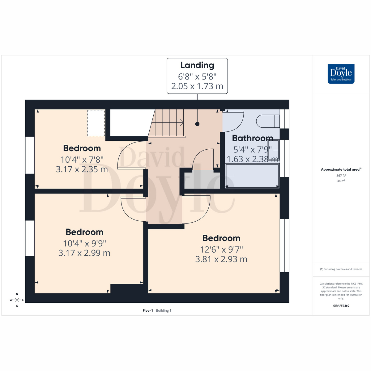 60, Briery Way, Hemel Hempstead floorplan