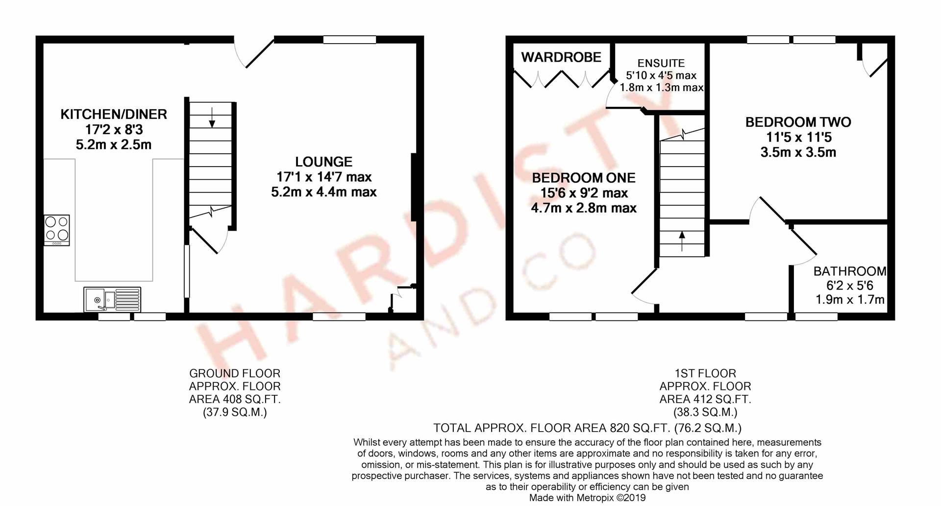 2 Bedrooms Terraced house to rent in London Square, Rawdon, Leeds LS19