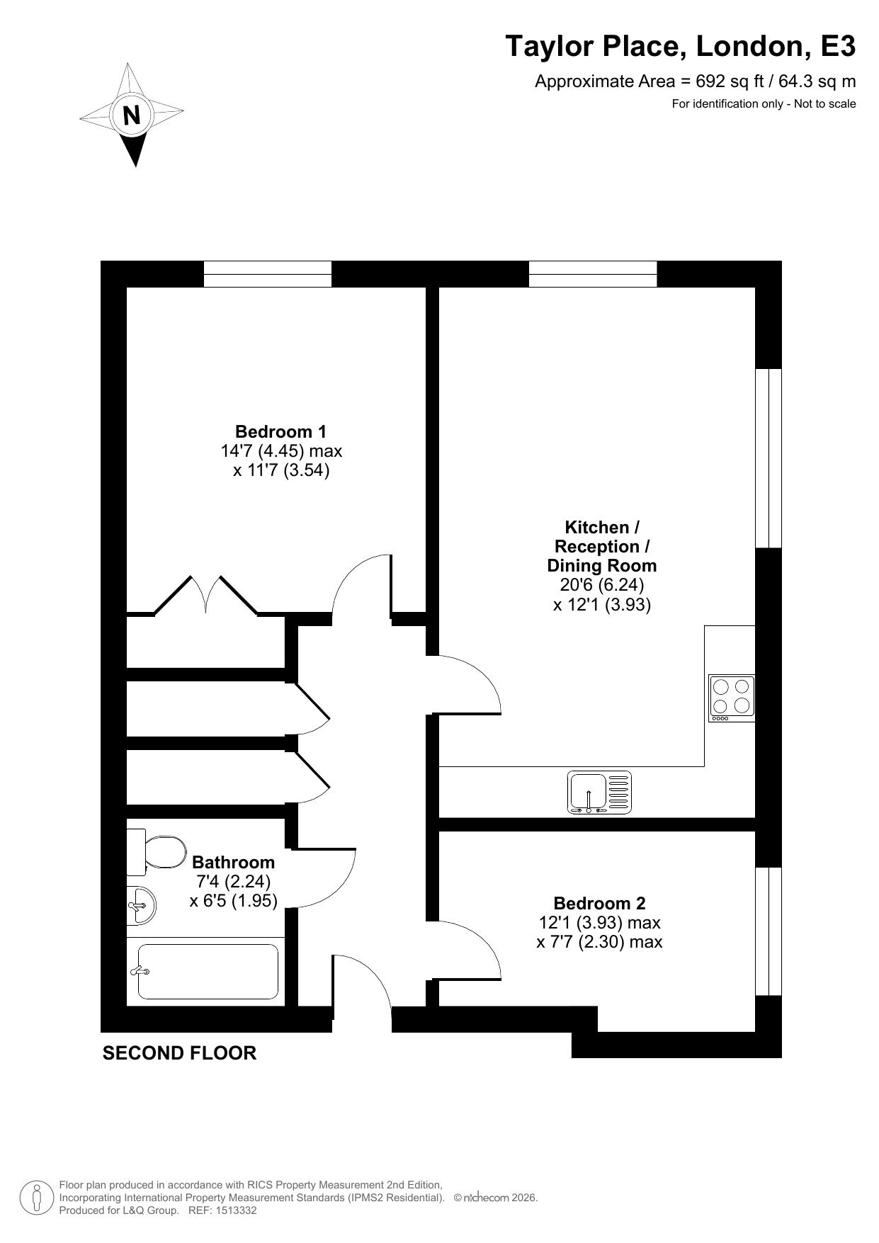14 Taylor Place, London floorplan