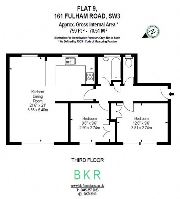 2 Bedrooms Flat to rent in Fulham Road, Chelsea, London SW3