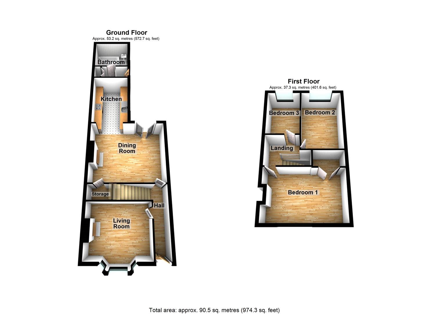 Montrose Street, SaltburnByTheSea TS12, 3 bedroom terraced house for sale 66715367