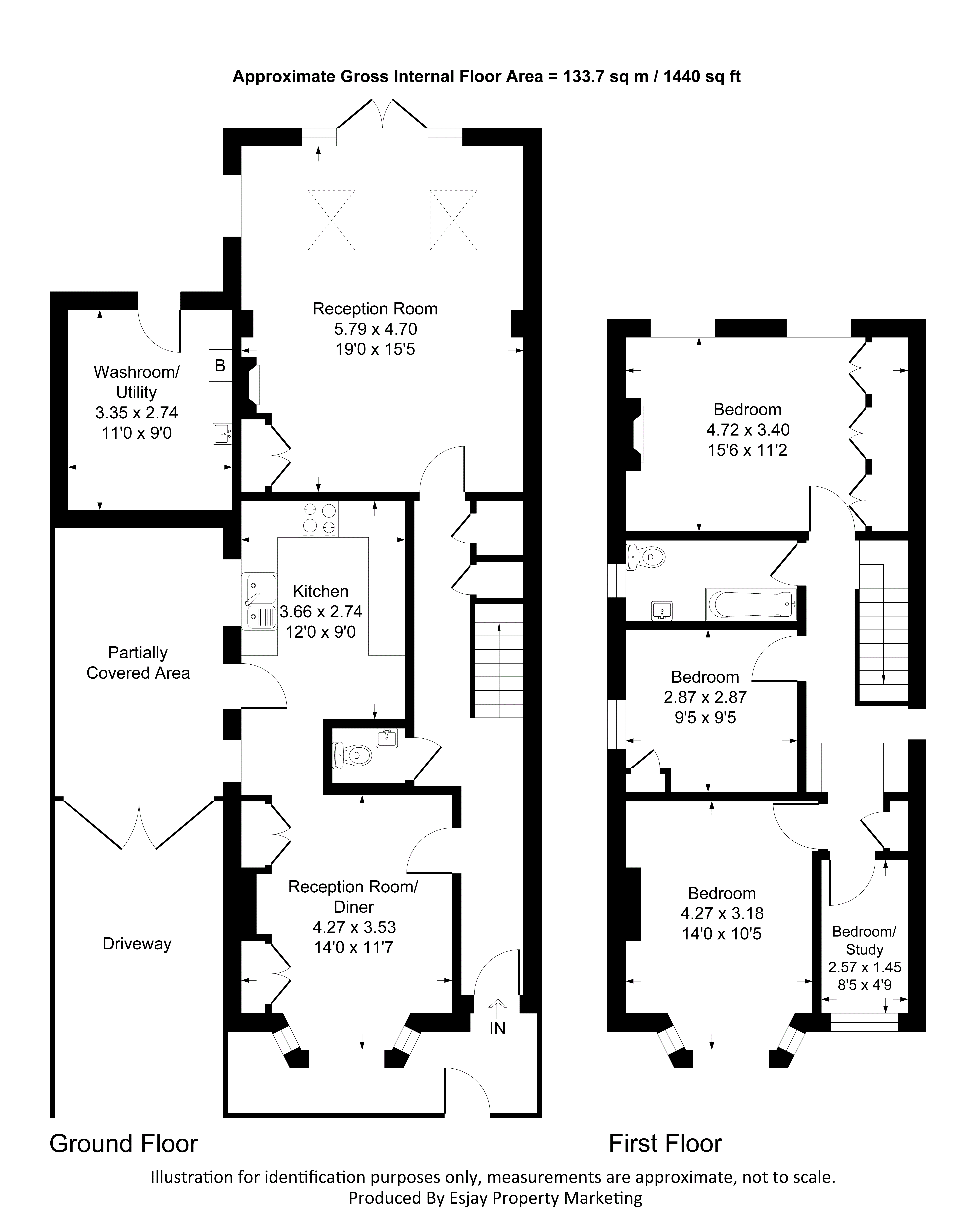 158, Elm Road, New Malden floorplan