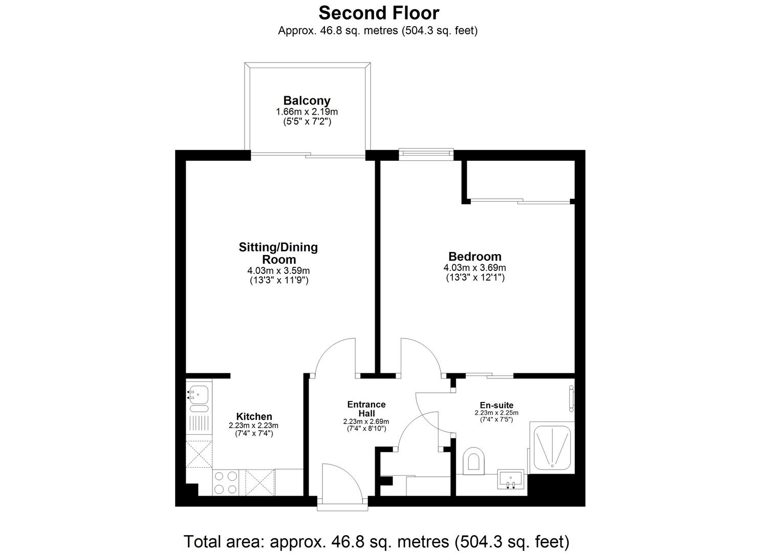 18, The Pavilion, Corsham floorplan