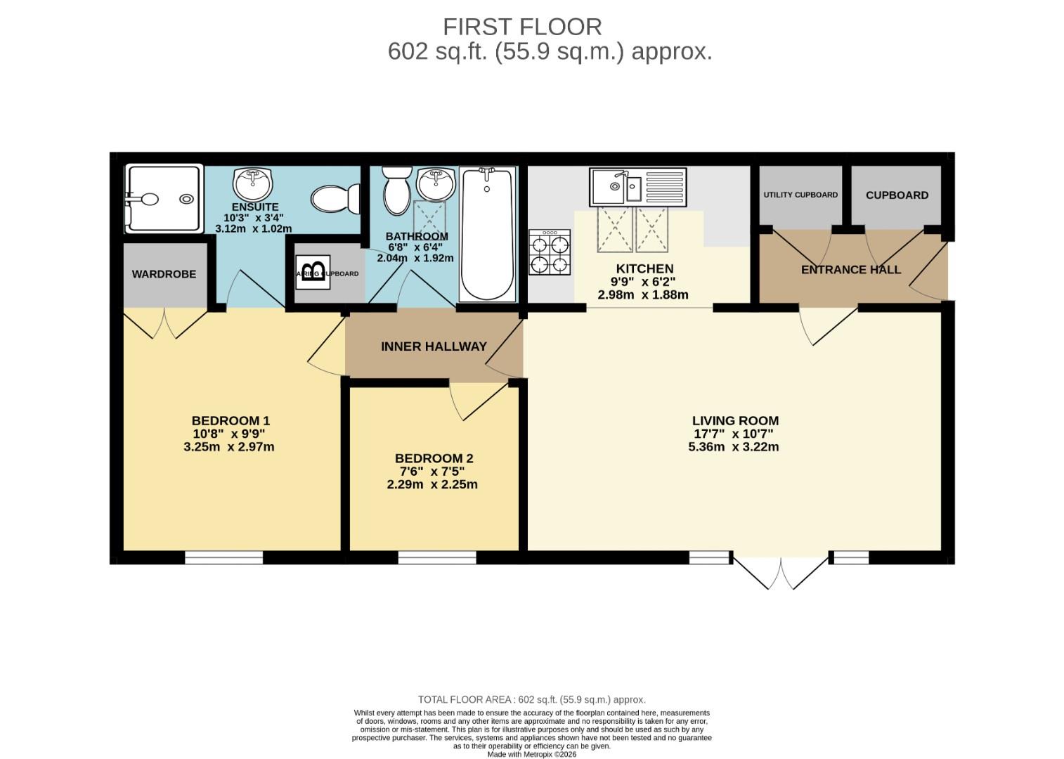 17, Victor Close, Shortstown floorplan