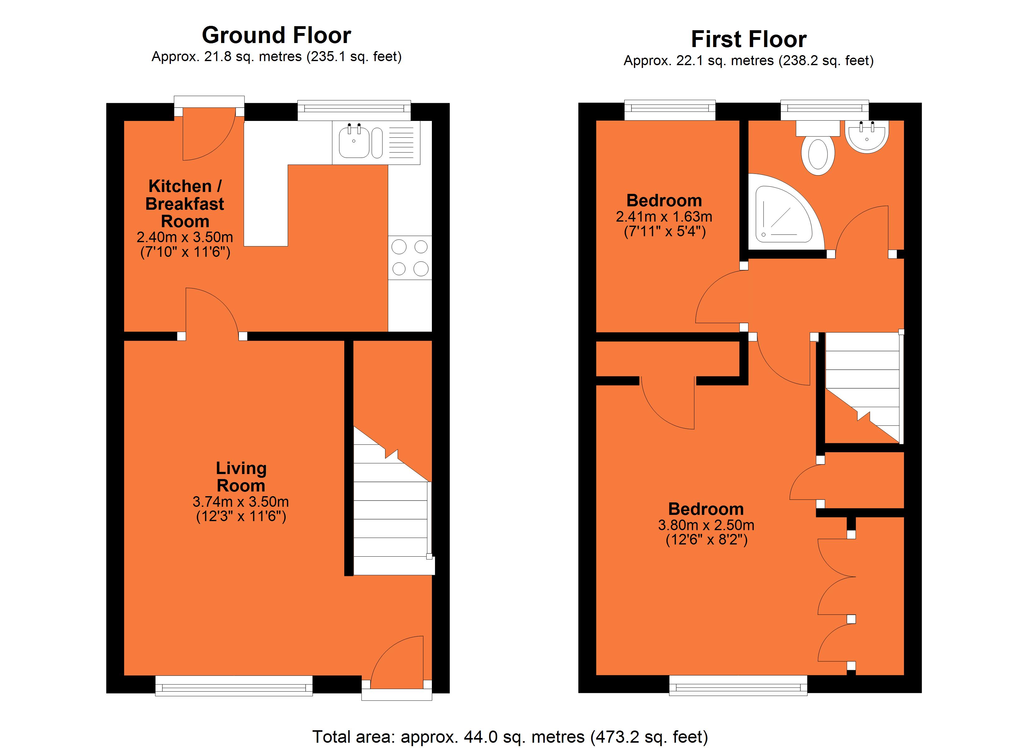 18, Ordley Close, Newcastle Upon Tyne floorplan