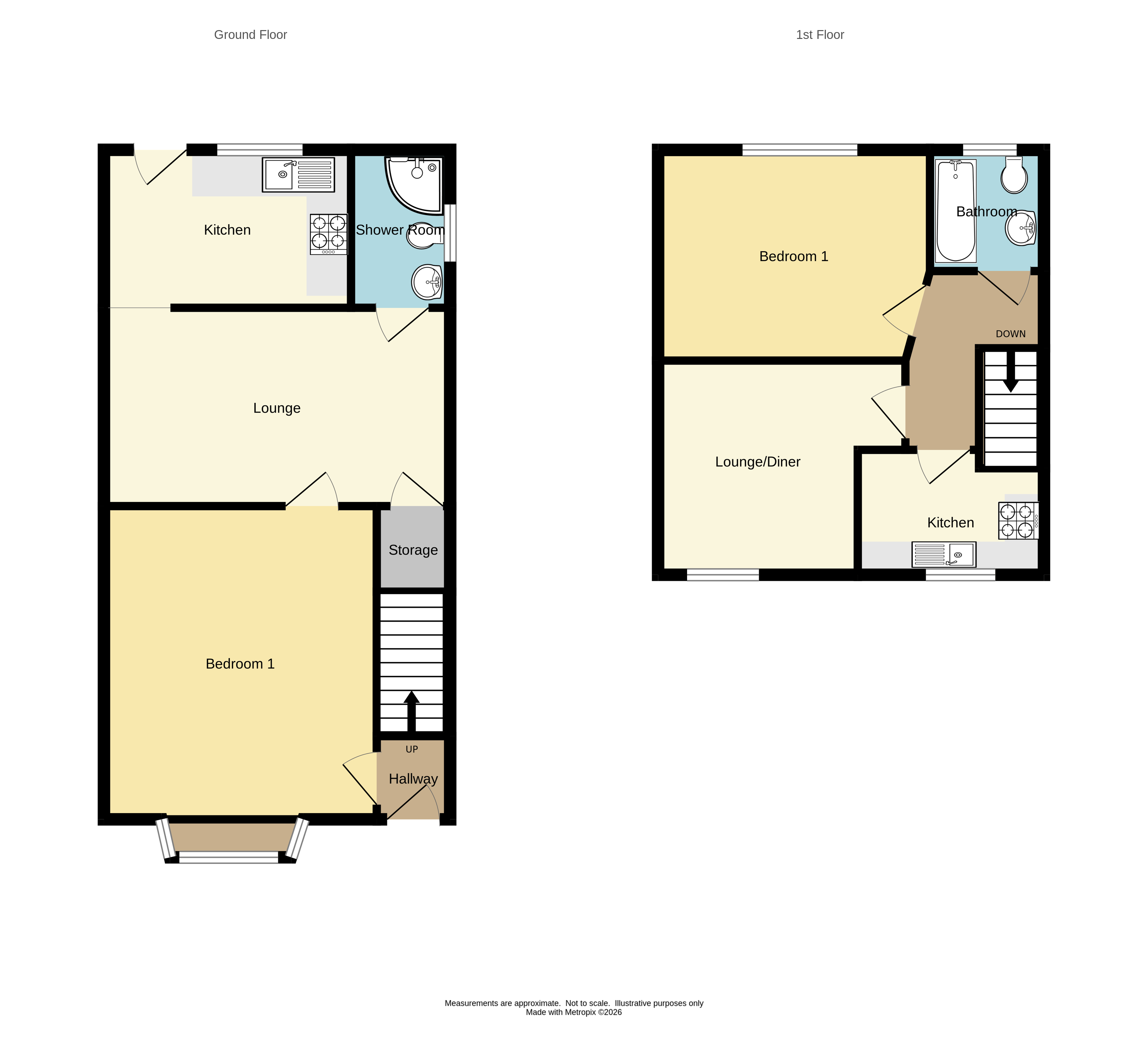 97, Shakespeare Street and 97A Shakespeare Street, Coventry floorplan
