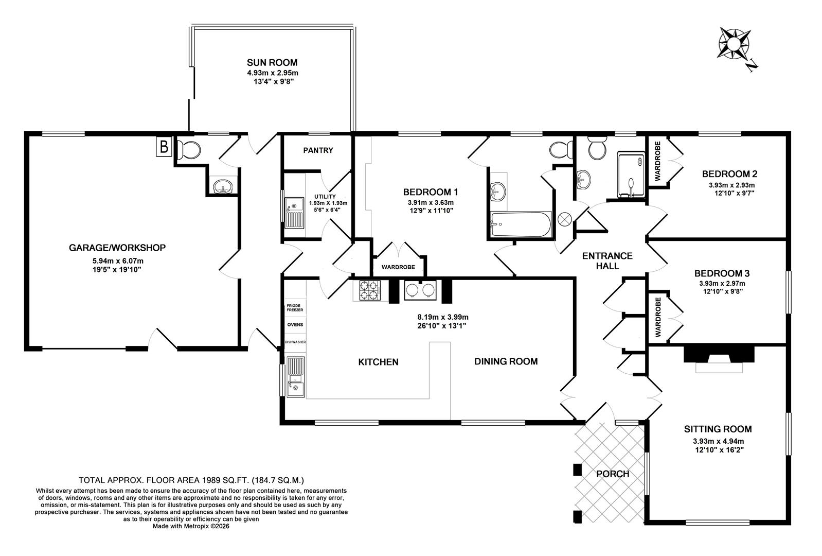 Moorgate, St. Clether, Launceston floorplan
