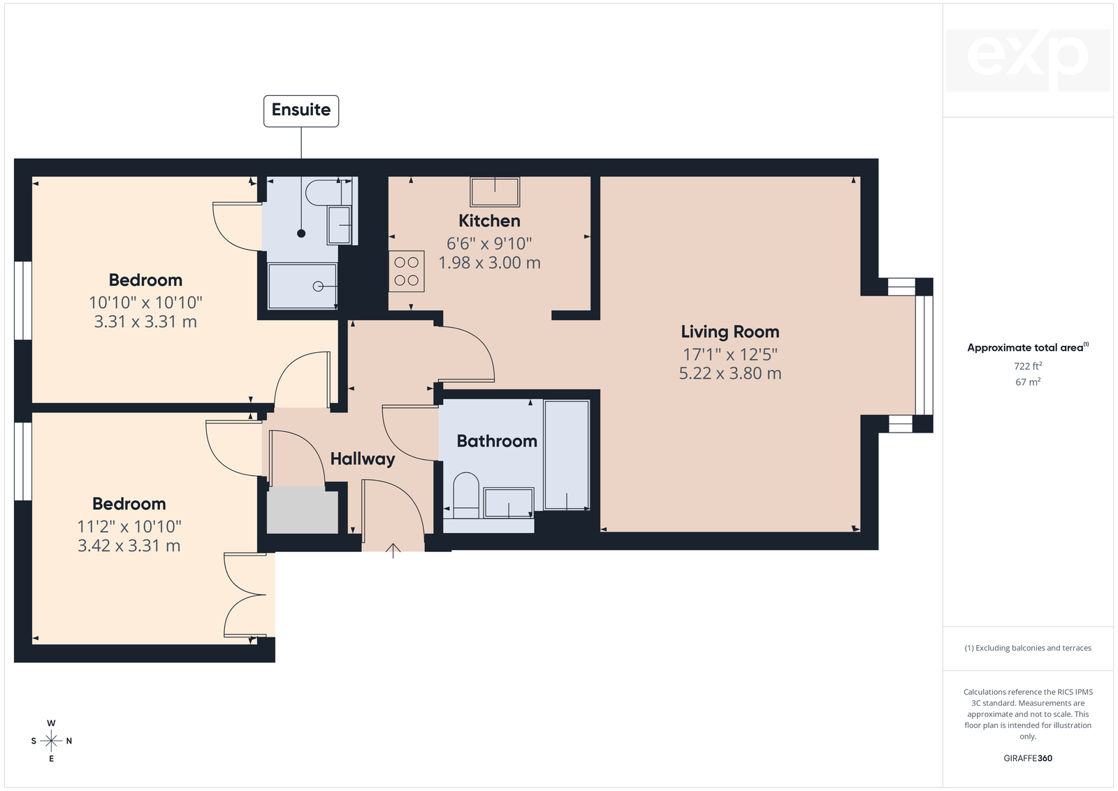 Flat 4, Bailey House, Wouldham floorplan