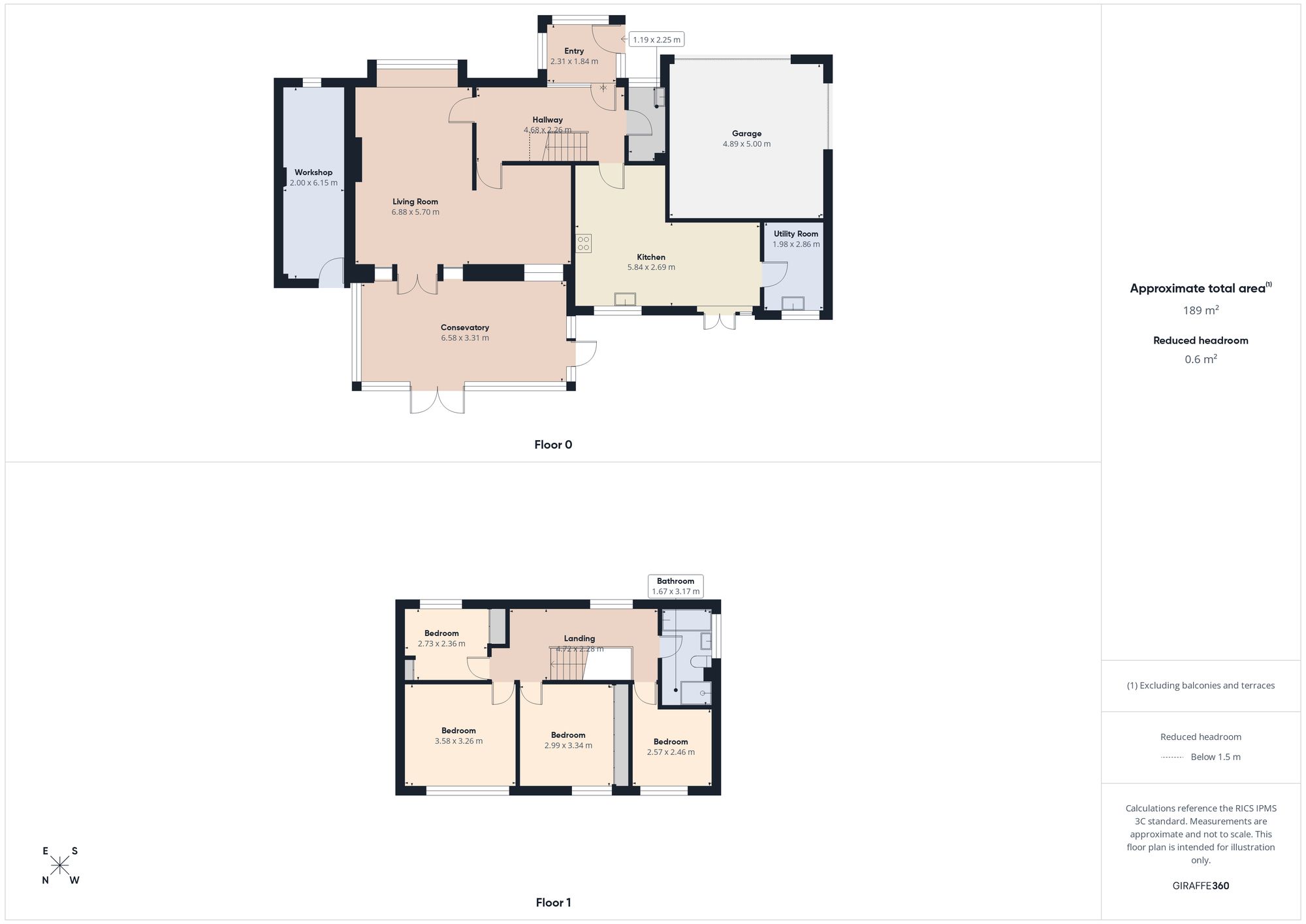 2 Richmond Way, Cramlington floorplan