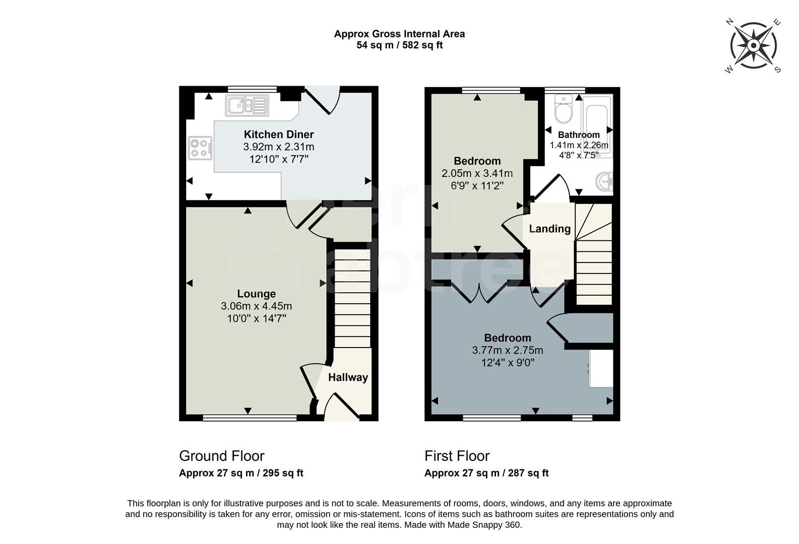 48, Greenacre Drive, Cardiff floorplan