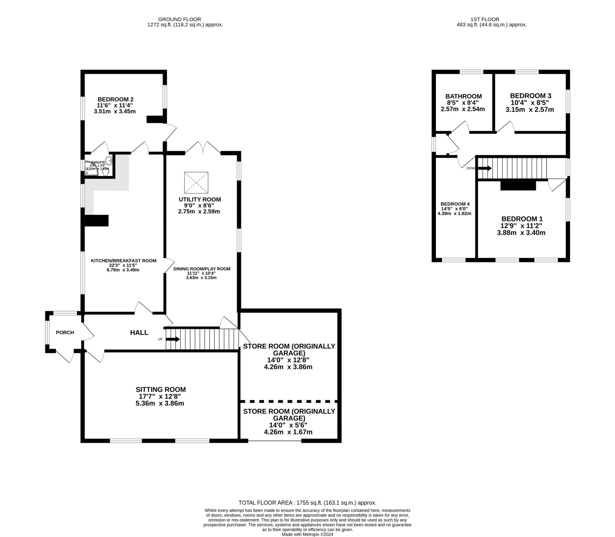 33, Marpool Hill, Exmouth floorplan