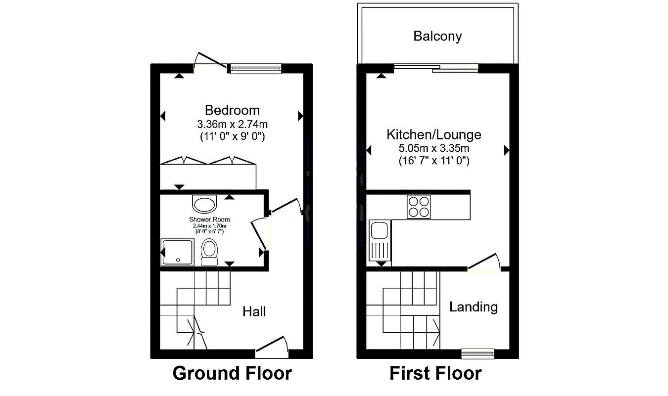 11 West Mains Court, Trillo Avenue, Colwyn Bay floorplan