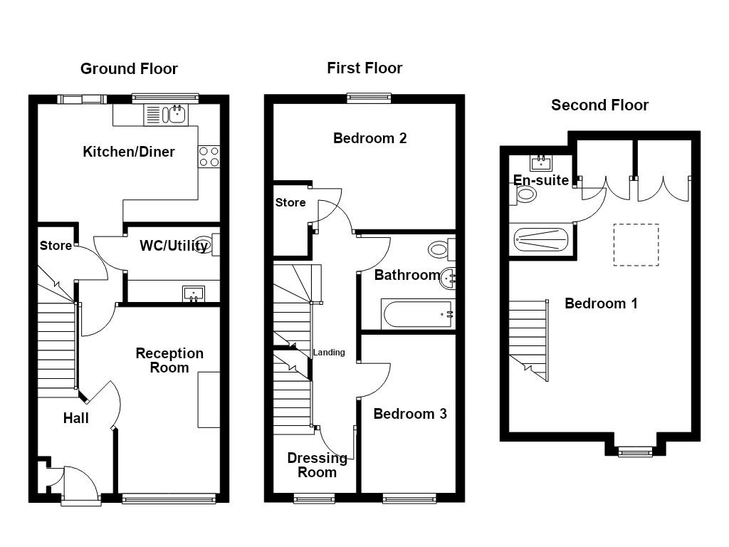 34, Wayfaring Road, Barrow floorplan