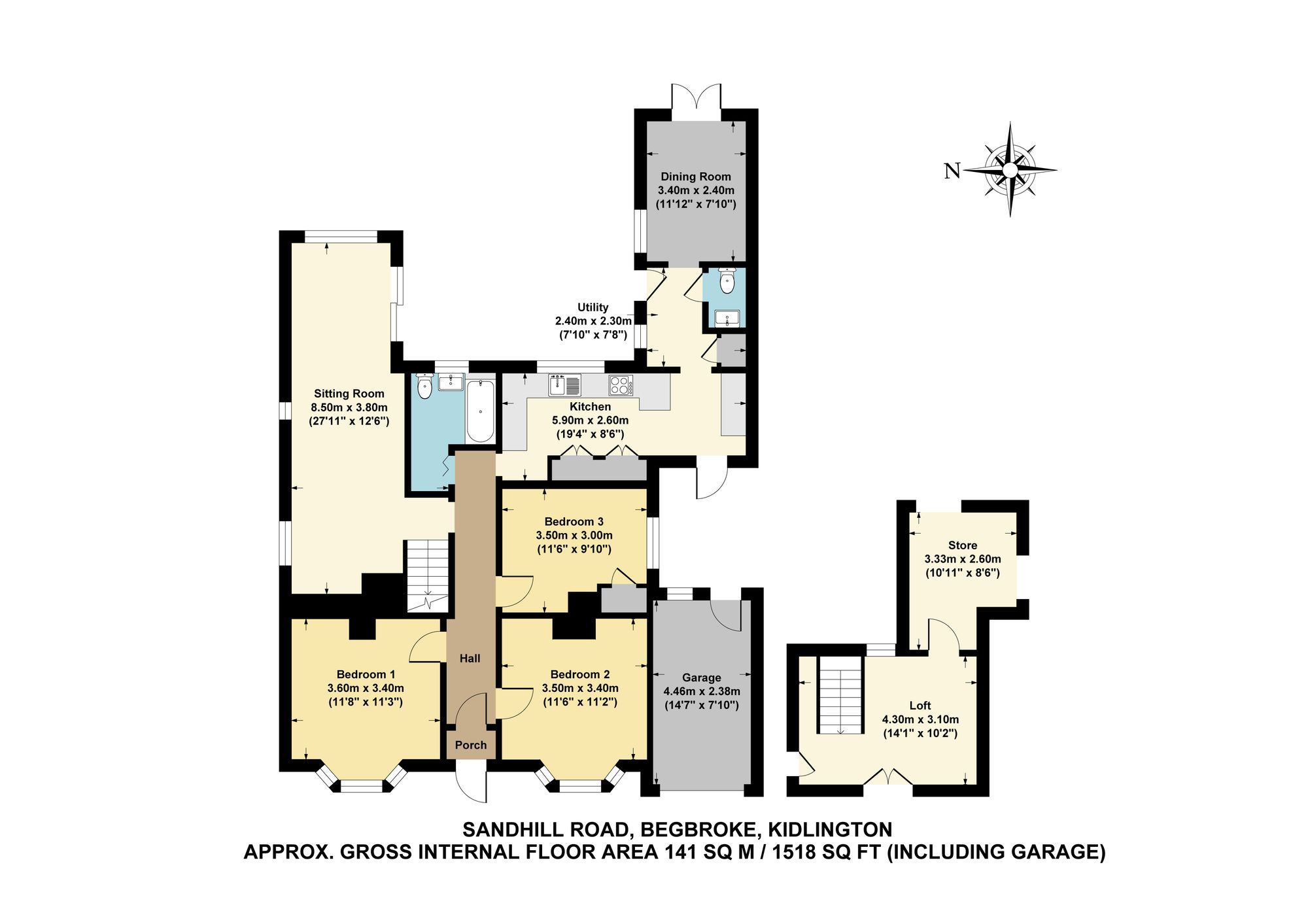 8 Sandhill Road, Kidlington floorplan