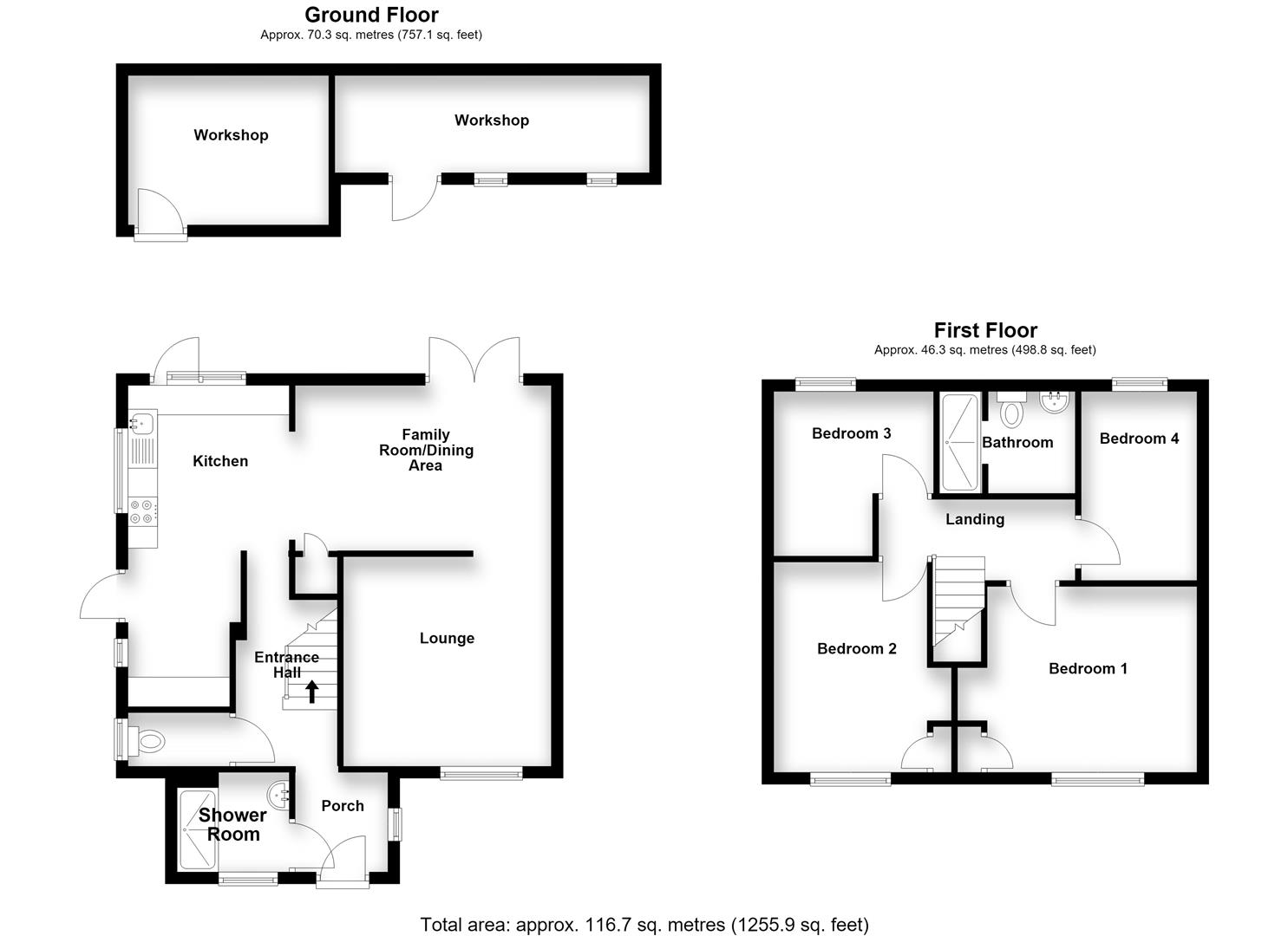 323, Broadwater Crescent, Stevenage floorplan
