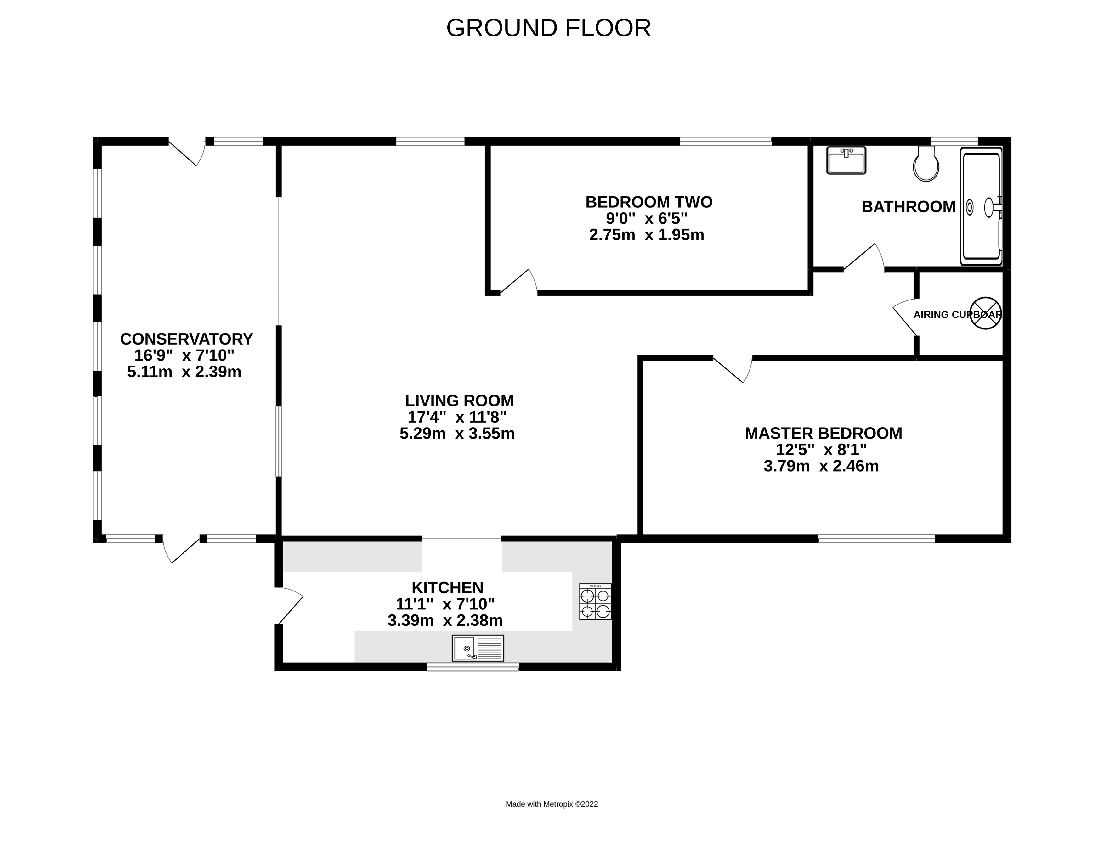 Evenlode Way, Sandhurst, Berkshire GU47, 2 bedroom bungalow for sale