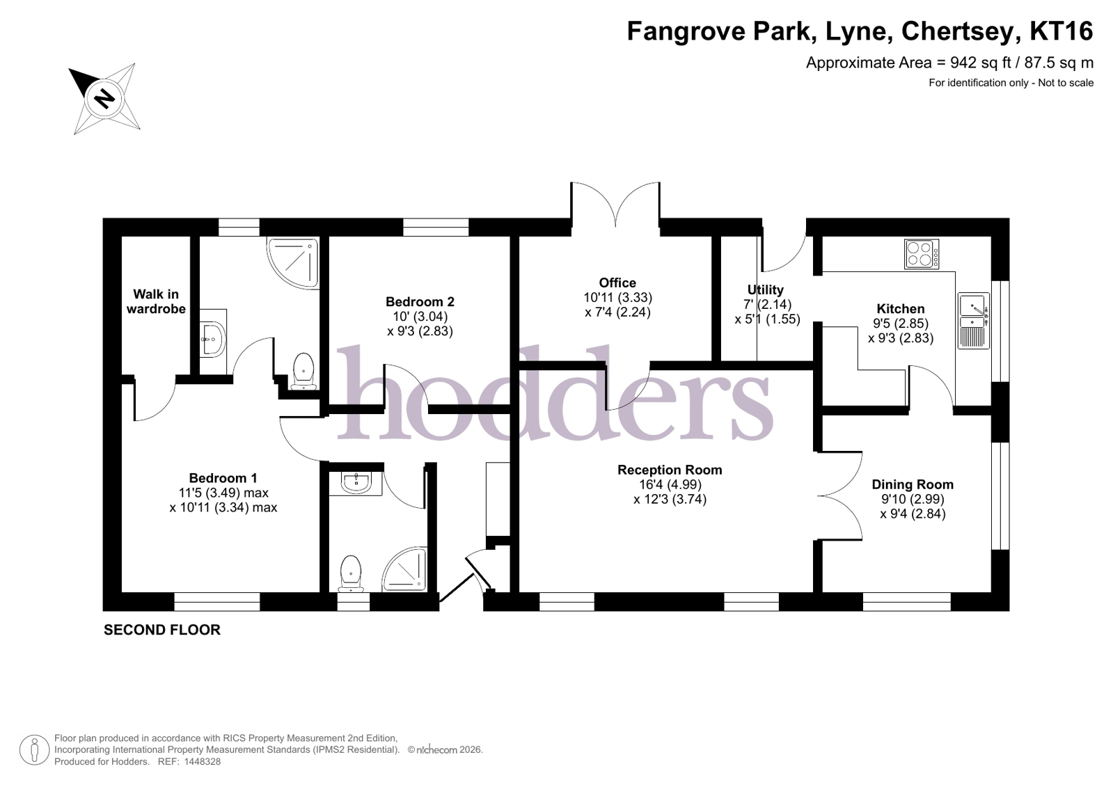 12, Fangrove Park, Lyne floorplan