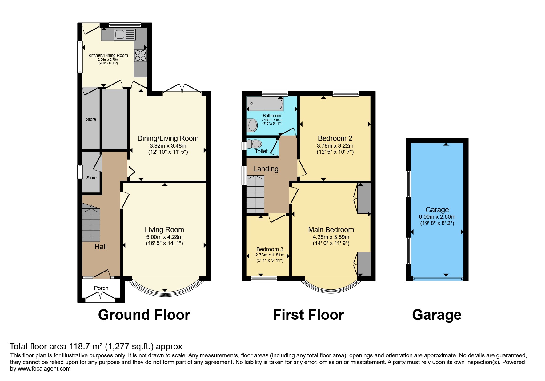 167, Nottingham Road, Derby floorplan
